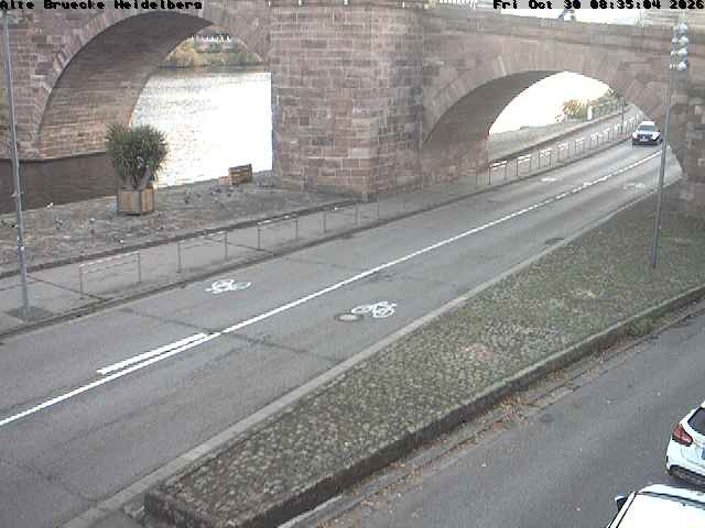 Archived image Webcam Heidelberg: Old Bridge
