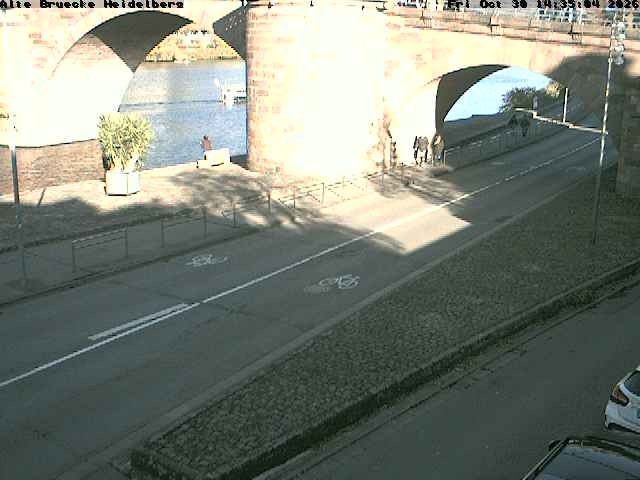Archived image Webcam Heidelberg: Old Bridge