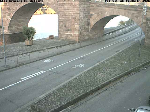 Archived image Webcam Heidelberg: Old Bridge