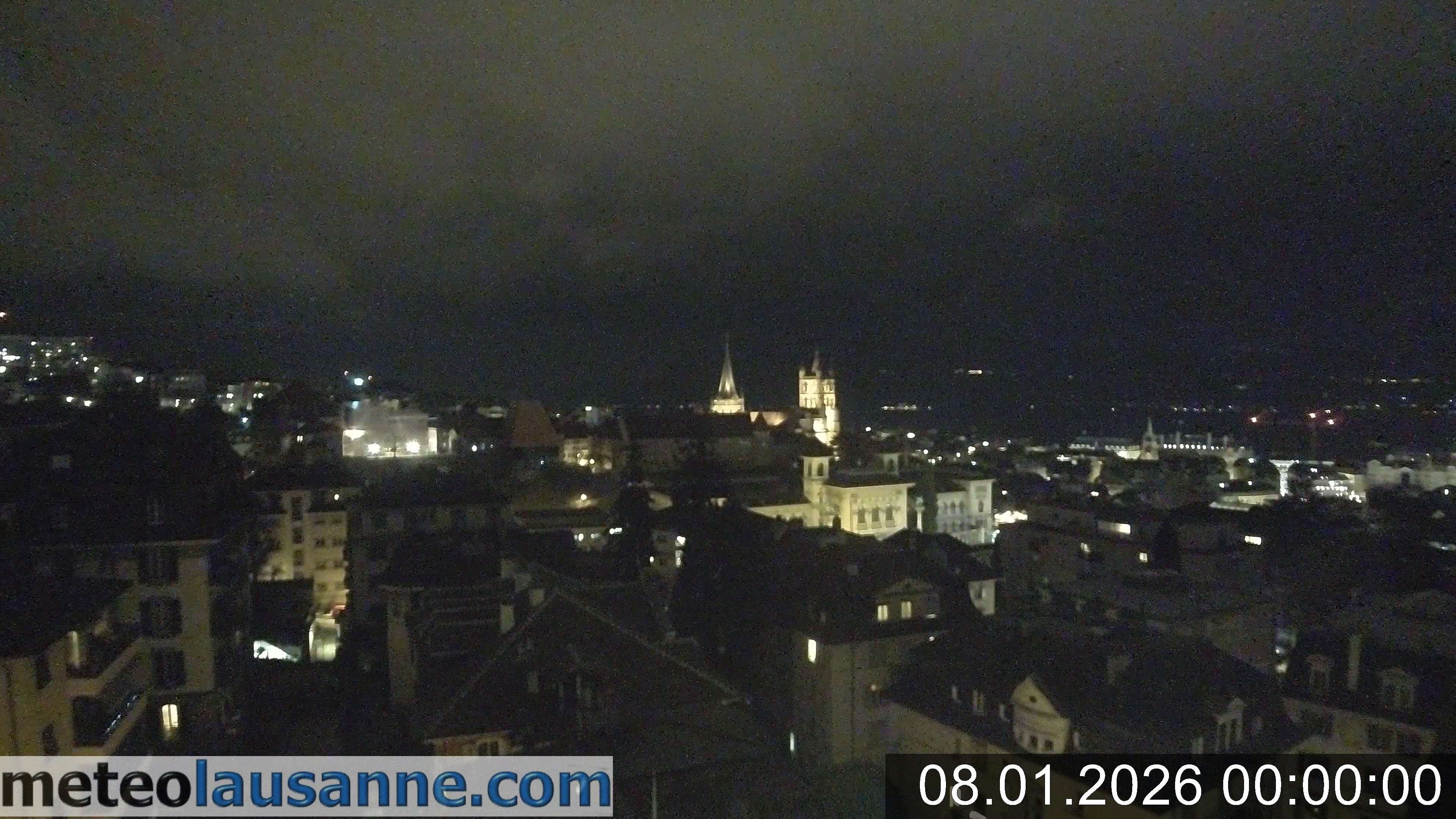 Archiv Foto Webcam Lausanne - Genfer See