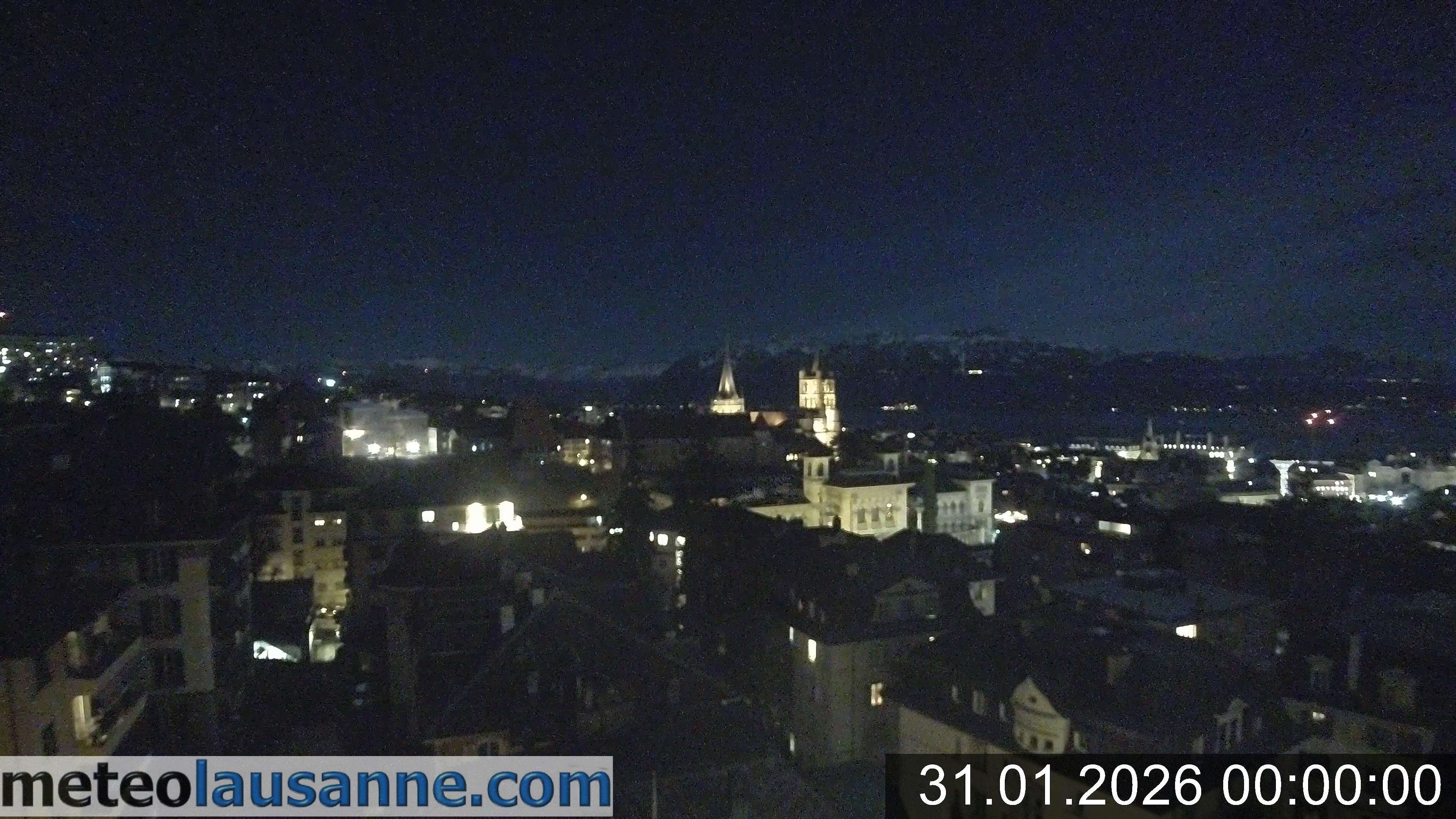 Archiv Foto Webcam Lausanne - Genfer See