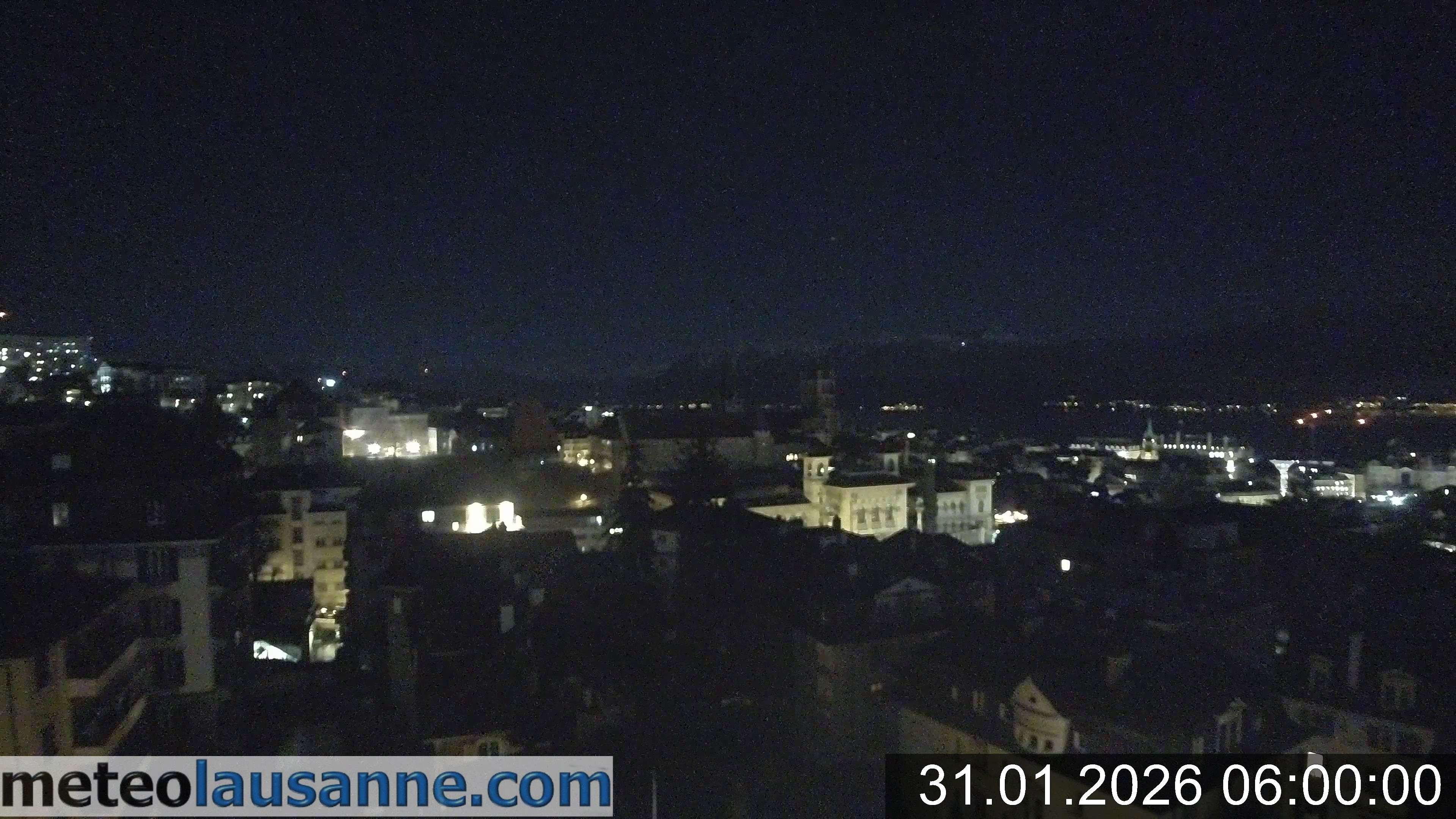 Archiv Foto Webcam Lausanne - Genfer See