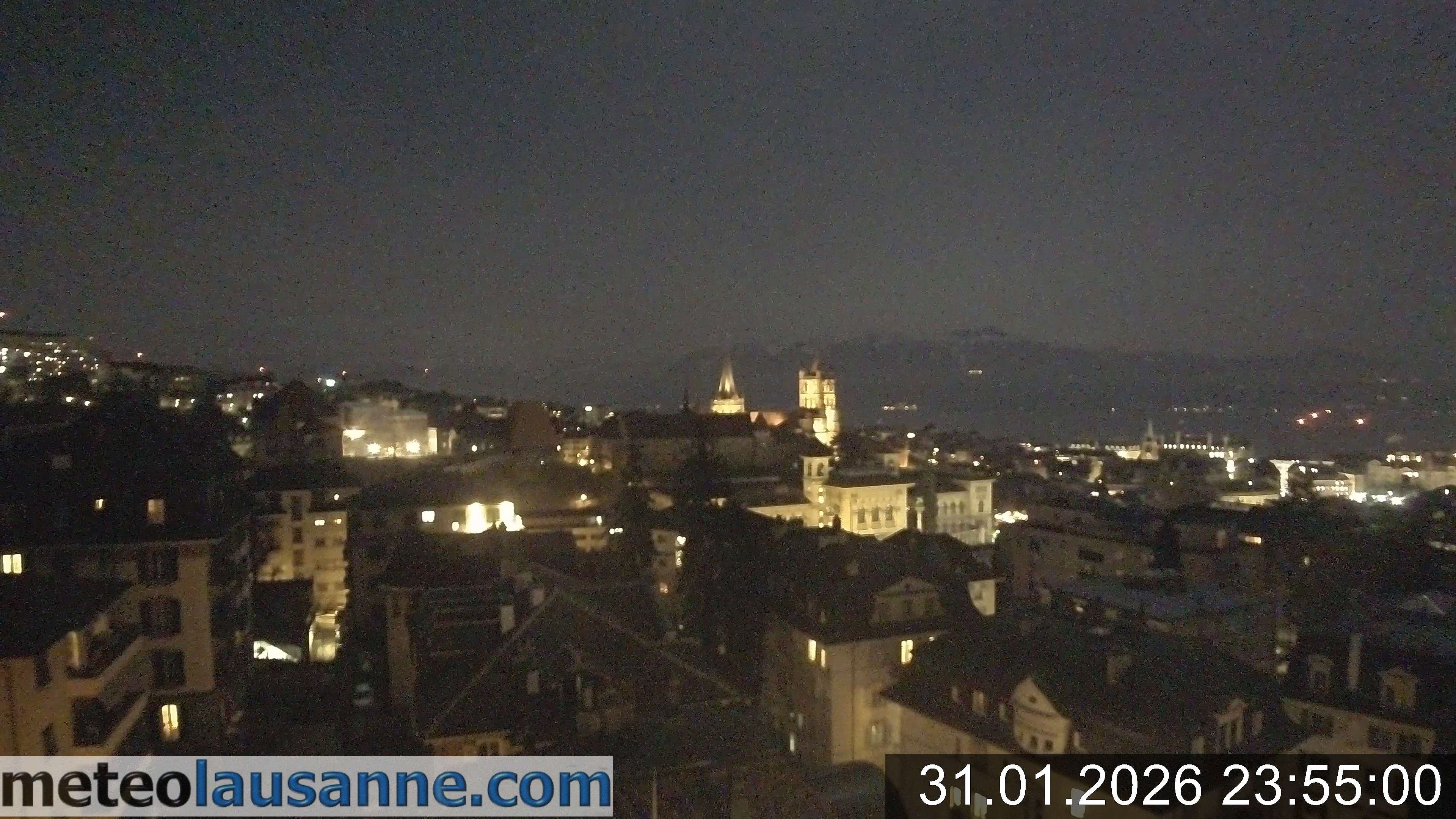 Archiv Foto Webcam Lausanne - Genfer See