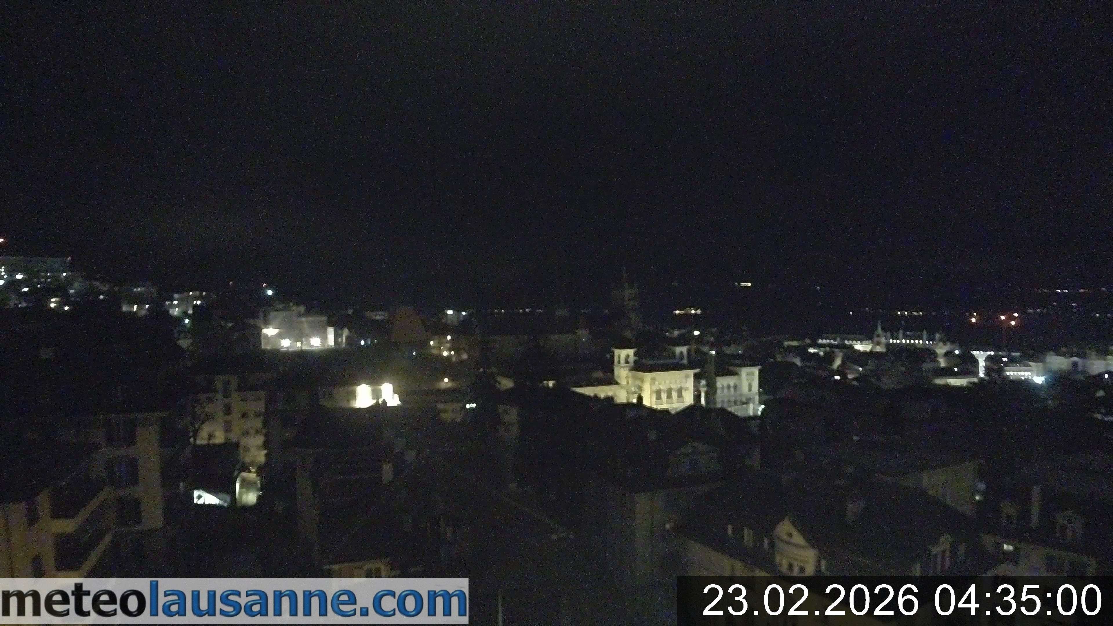 Archived image Webcam Lausanne - Lake Geneva