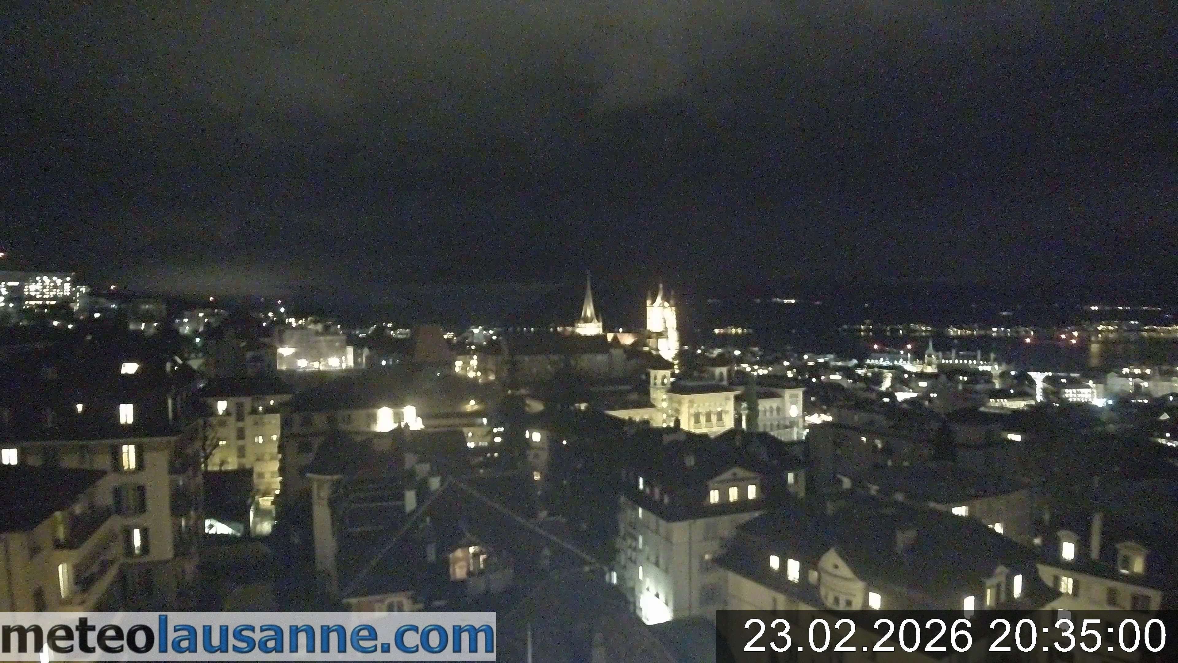 Archived image Webcam Lausanne - Lake Geneva