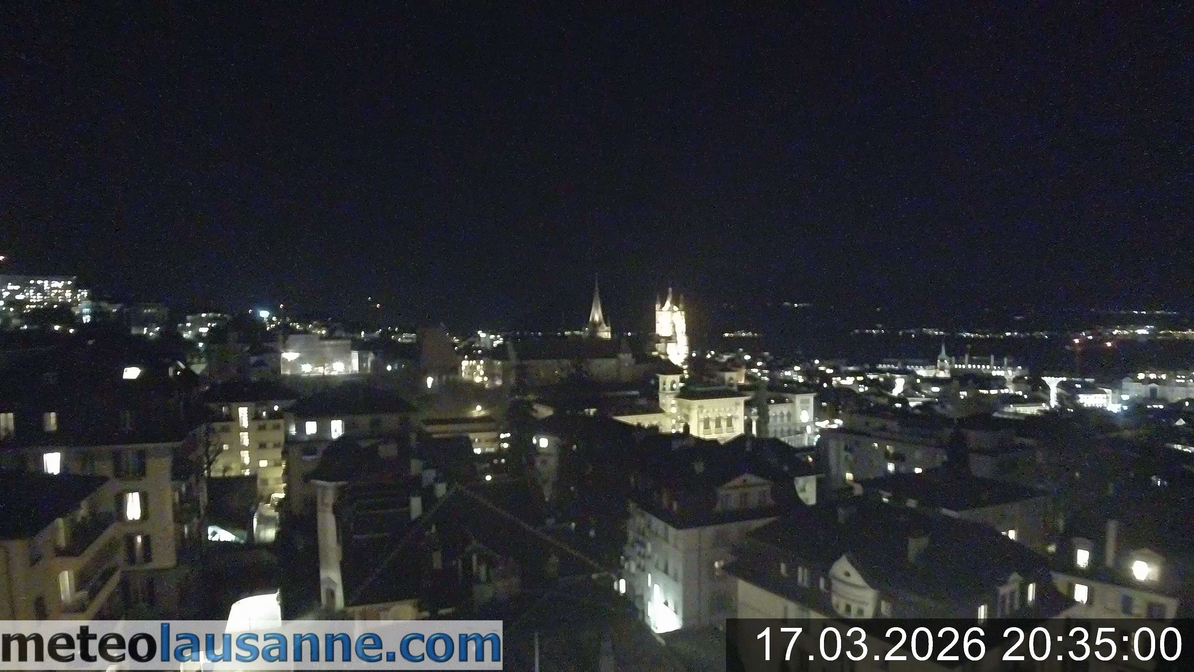 Archiv Foto Webcam Lausanne - Genfer See