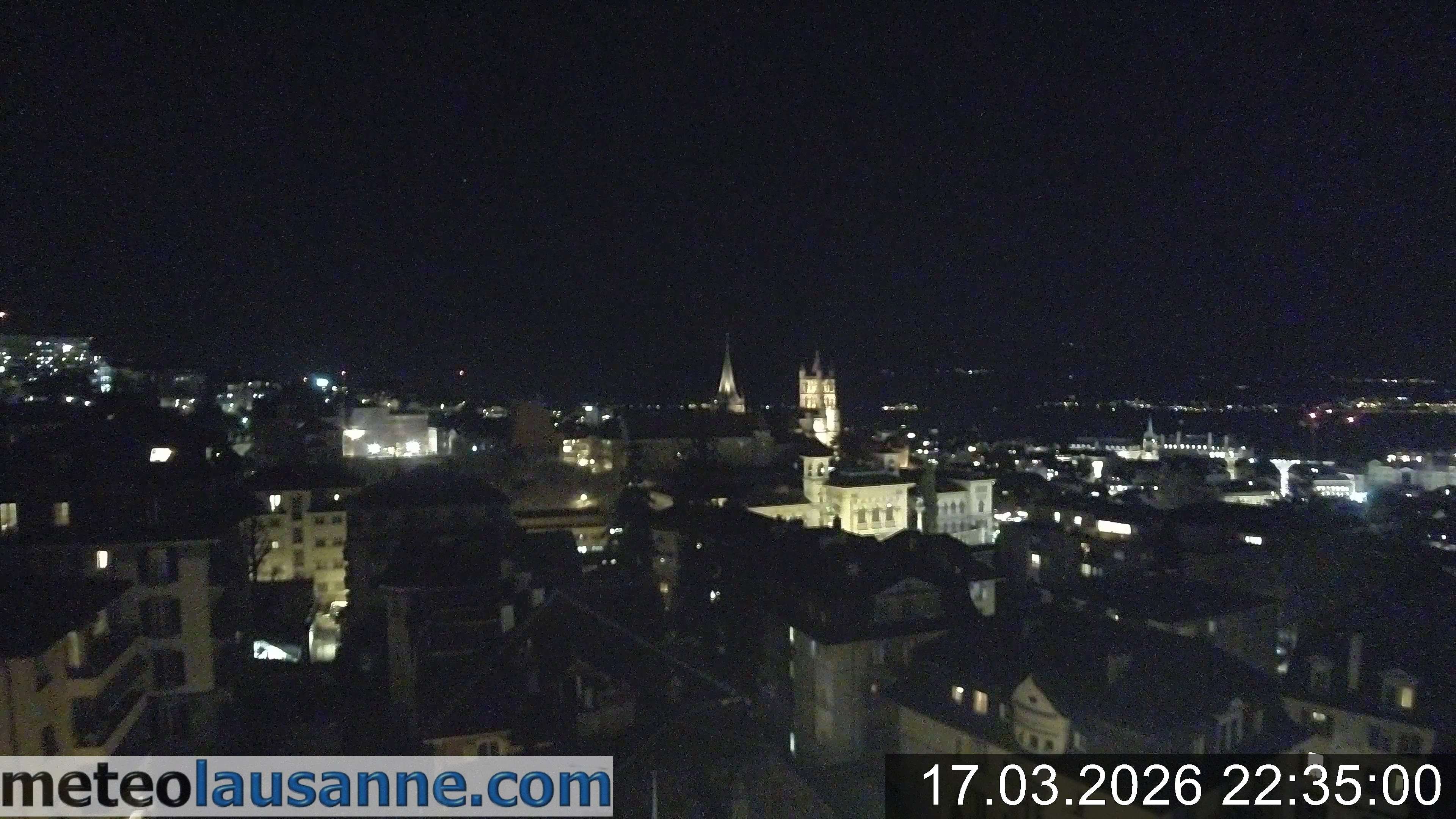 Archived image Webcam Lausanne - Lake Geneva