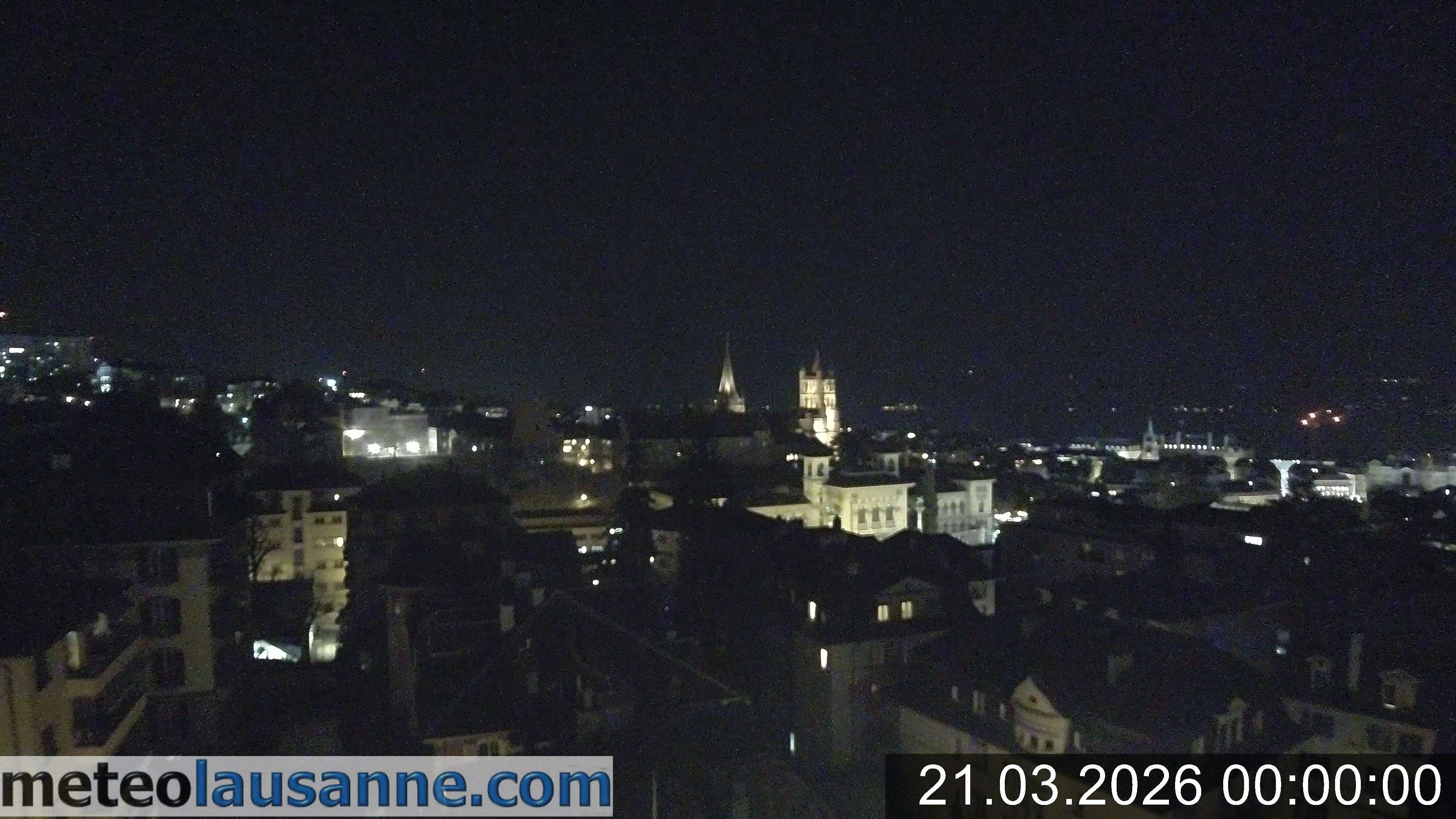 Archiv Foto Webcam Lausanne - Genfer See