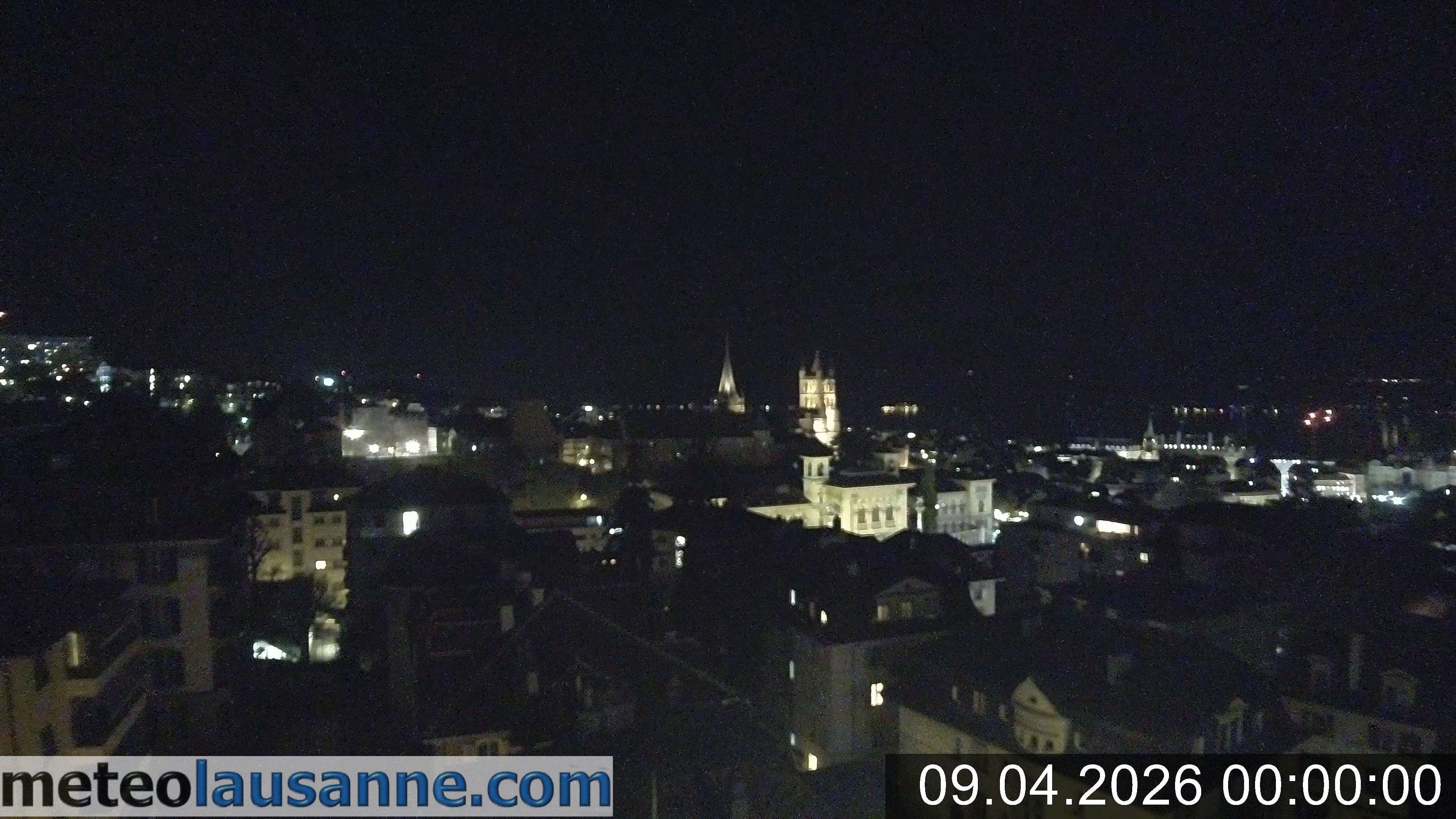 Archived image Webcam Lausanne - Lake Geneva