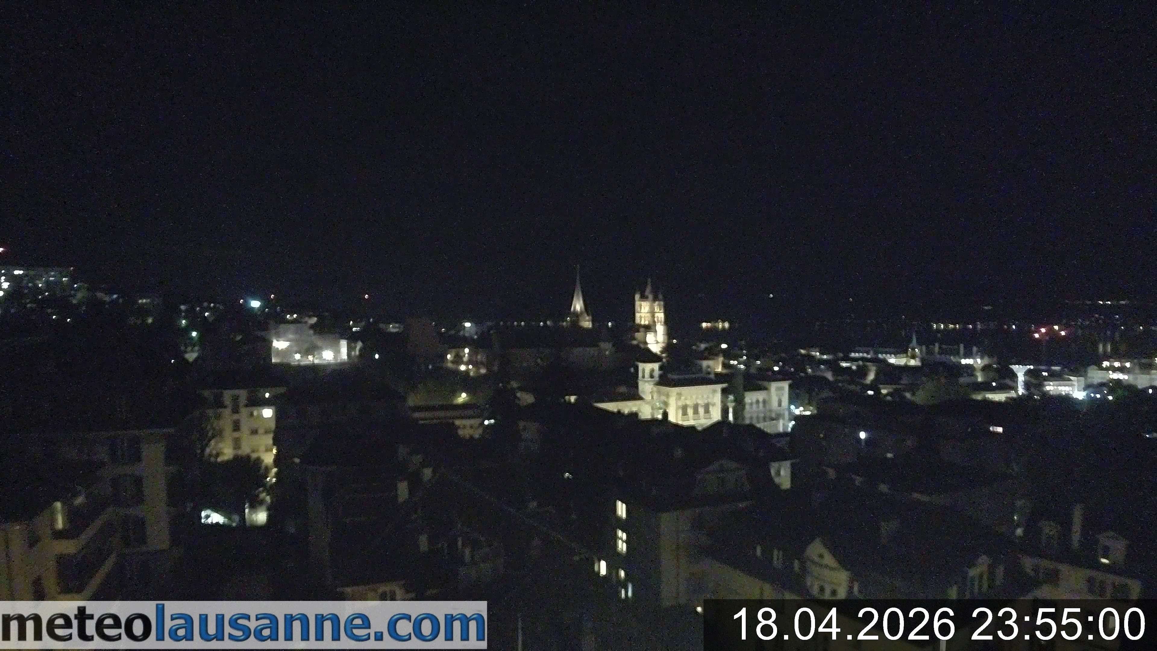 Archiv Foto Webcam Lausanne - Genfer See