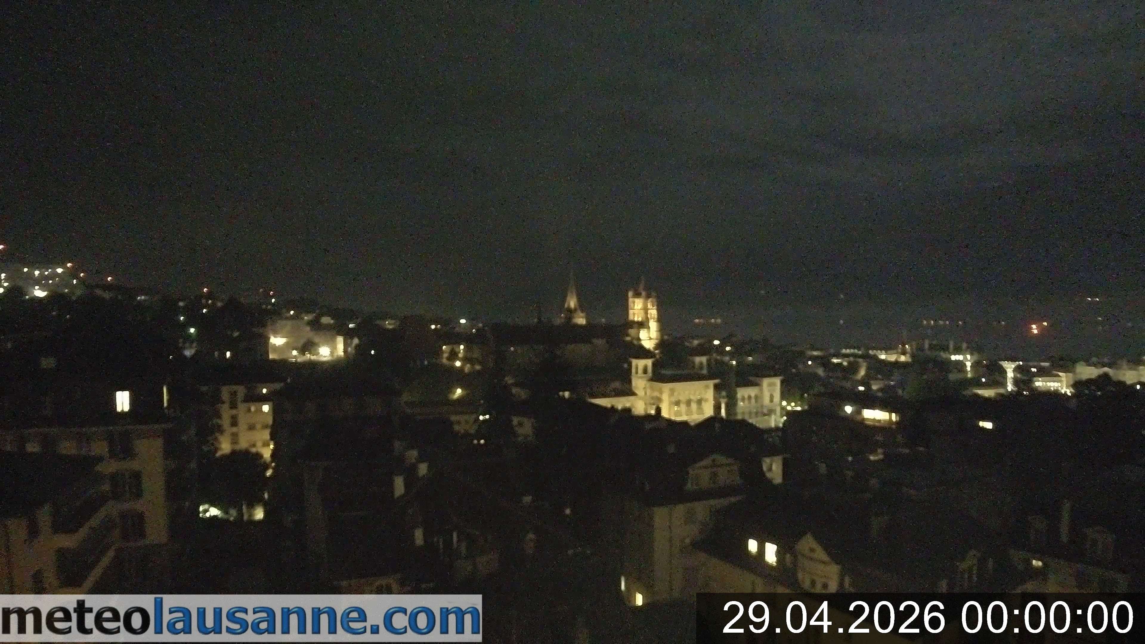 Archiv Foto Webcam Lausanne - Genfer See