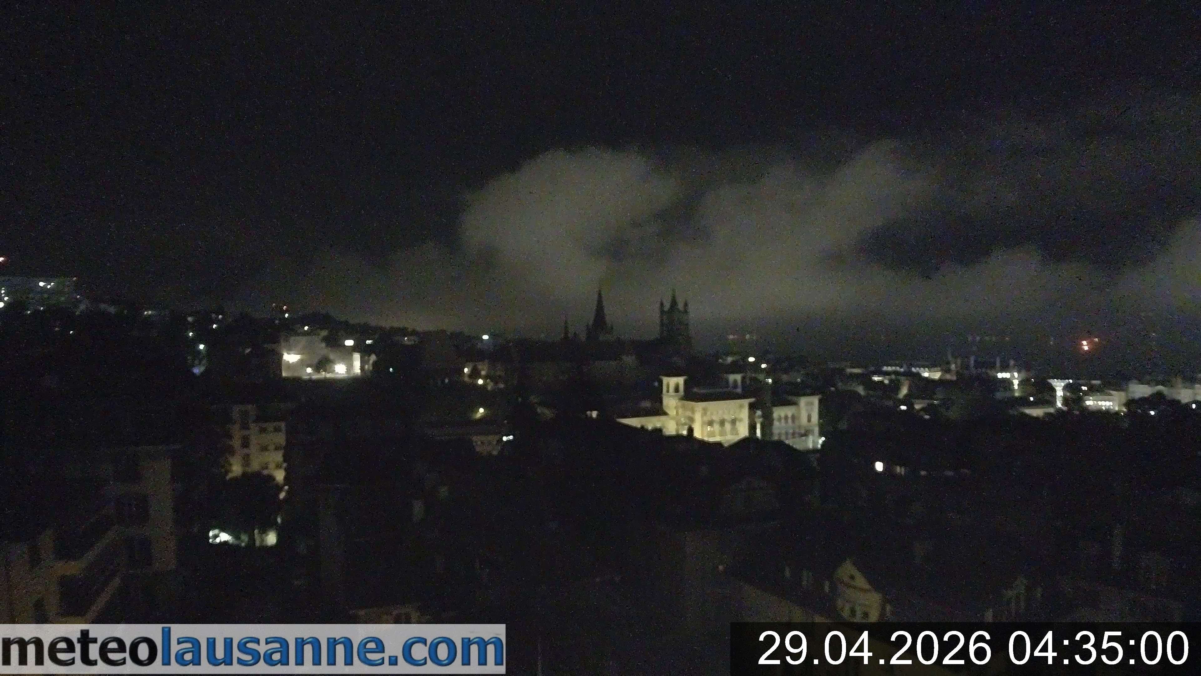 Archiv Foto Webcam Lausanne - Genfer See