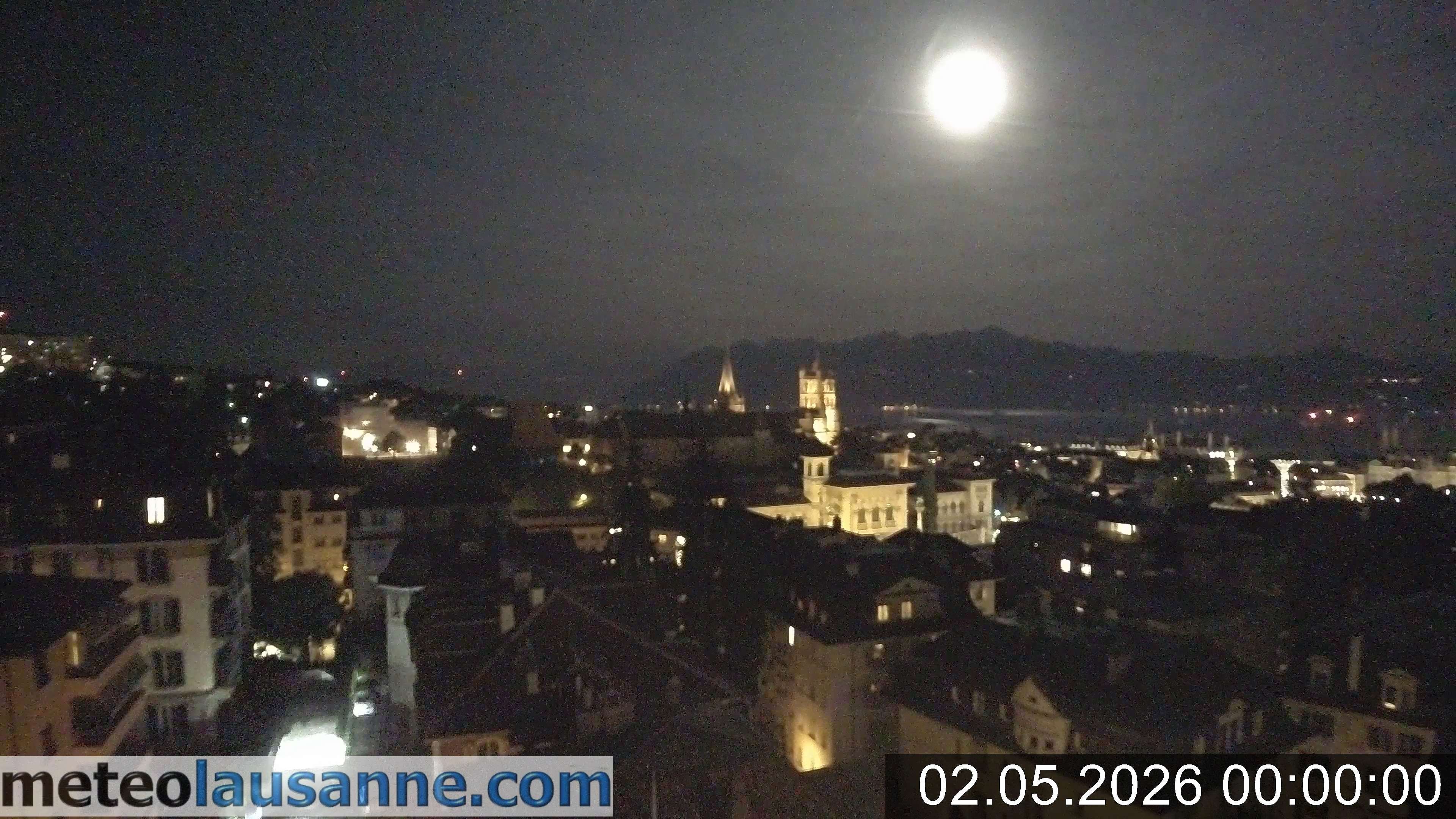 Archived image Webcam Lausanne - Lake Geneva