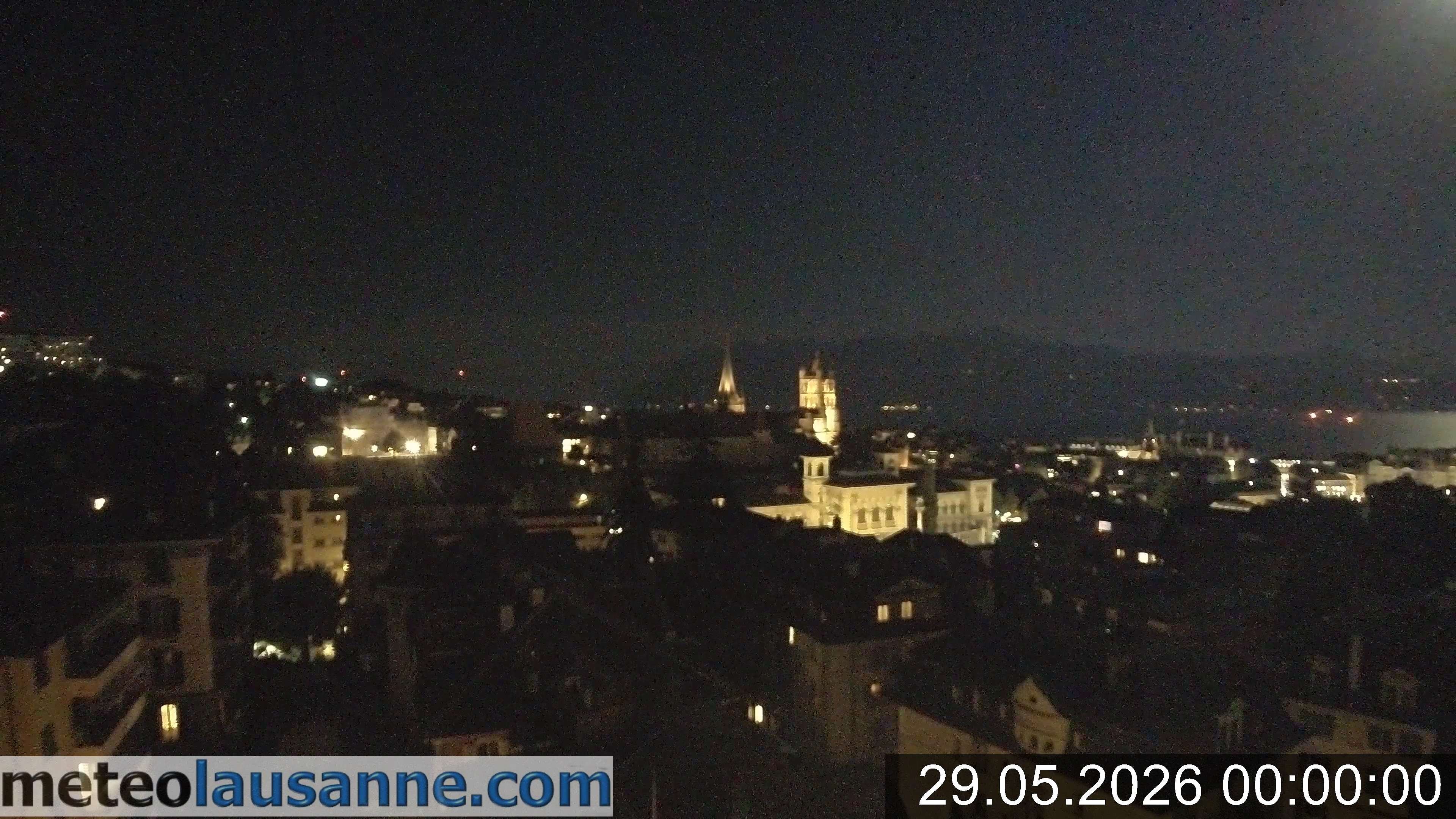 Archiv Foto Webcam Lausanne - Genfer See