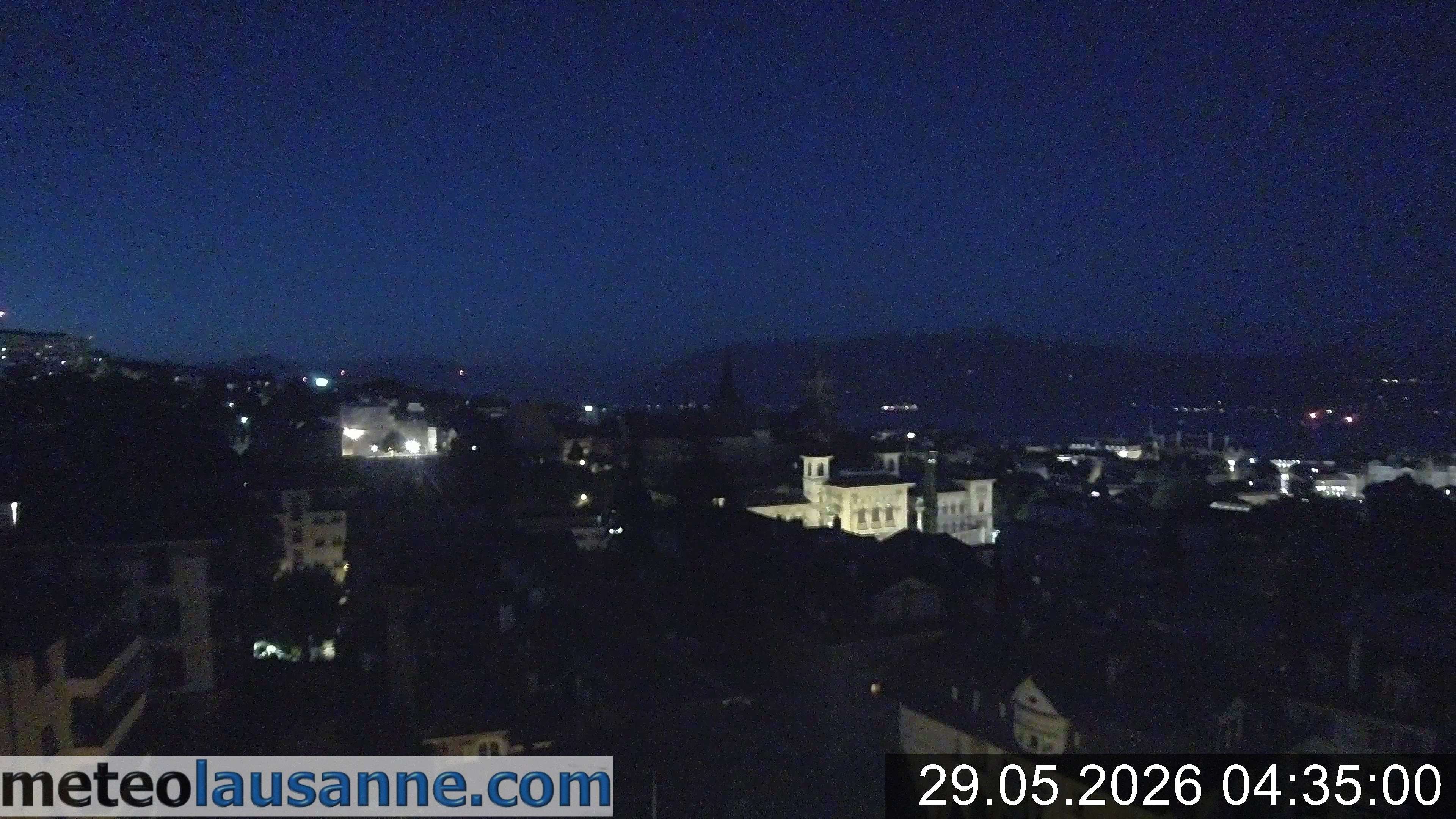 Archiv Foto Webcam Lausanne - Genfer See