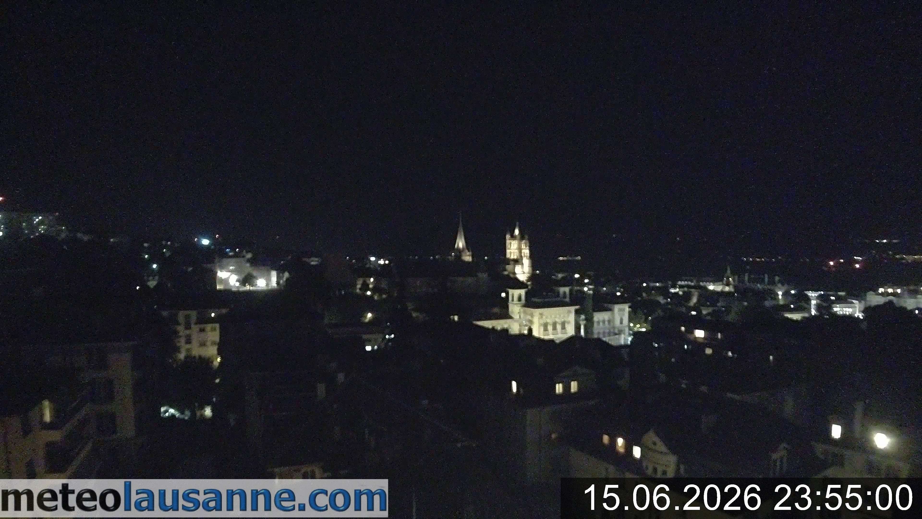 Archiv Foto Webcam Lausanne - Genfer See