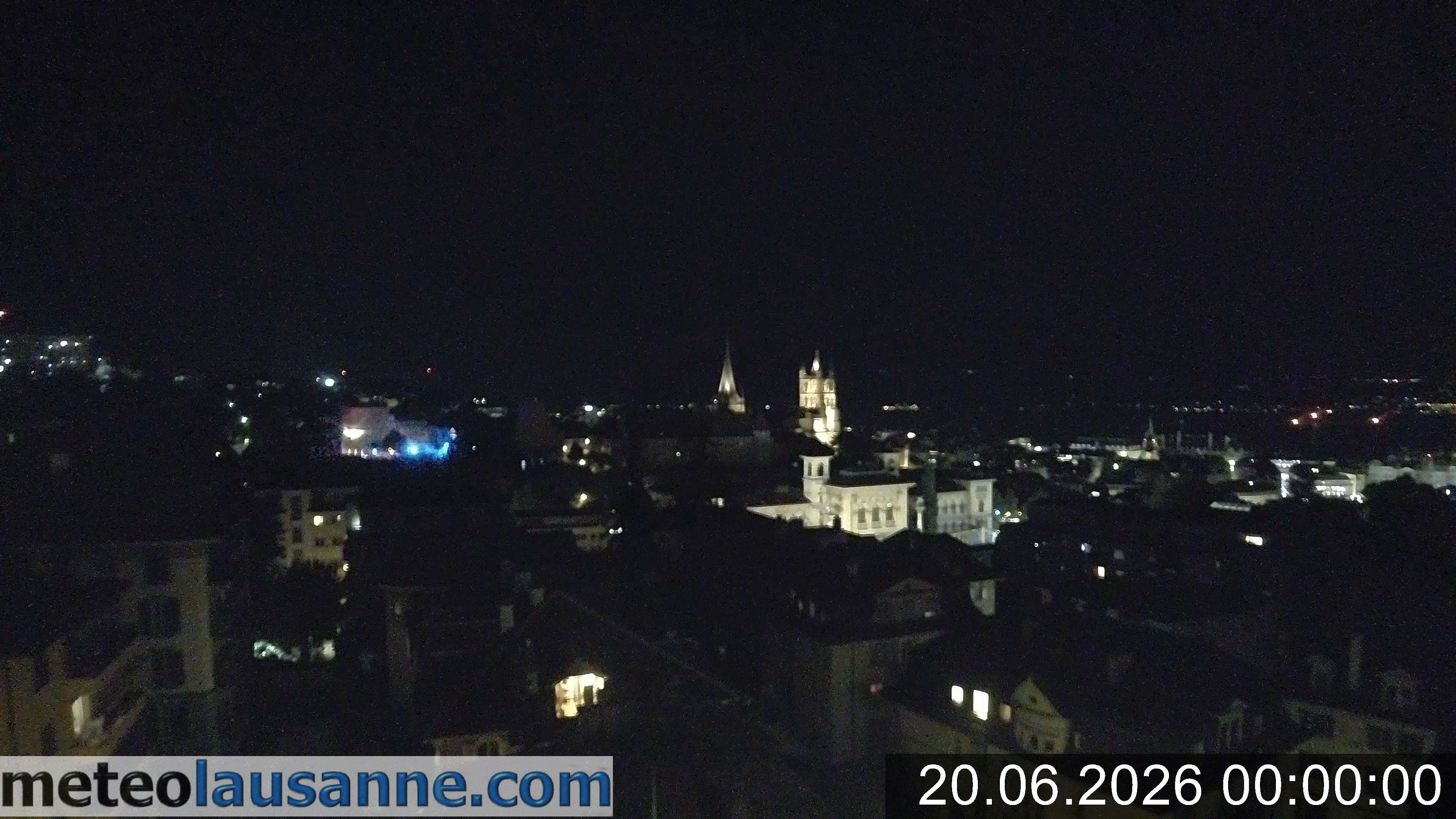Archiv Foto Webcam Lausanne - Genfer See