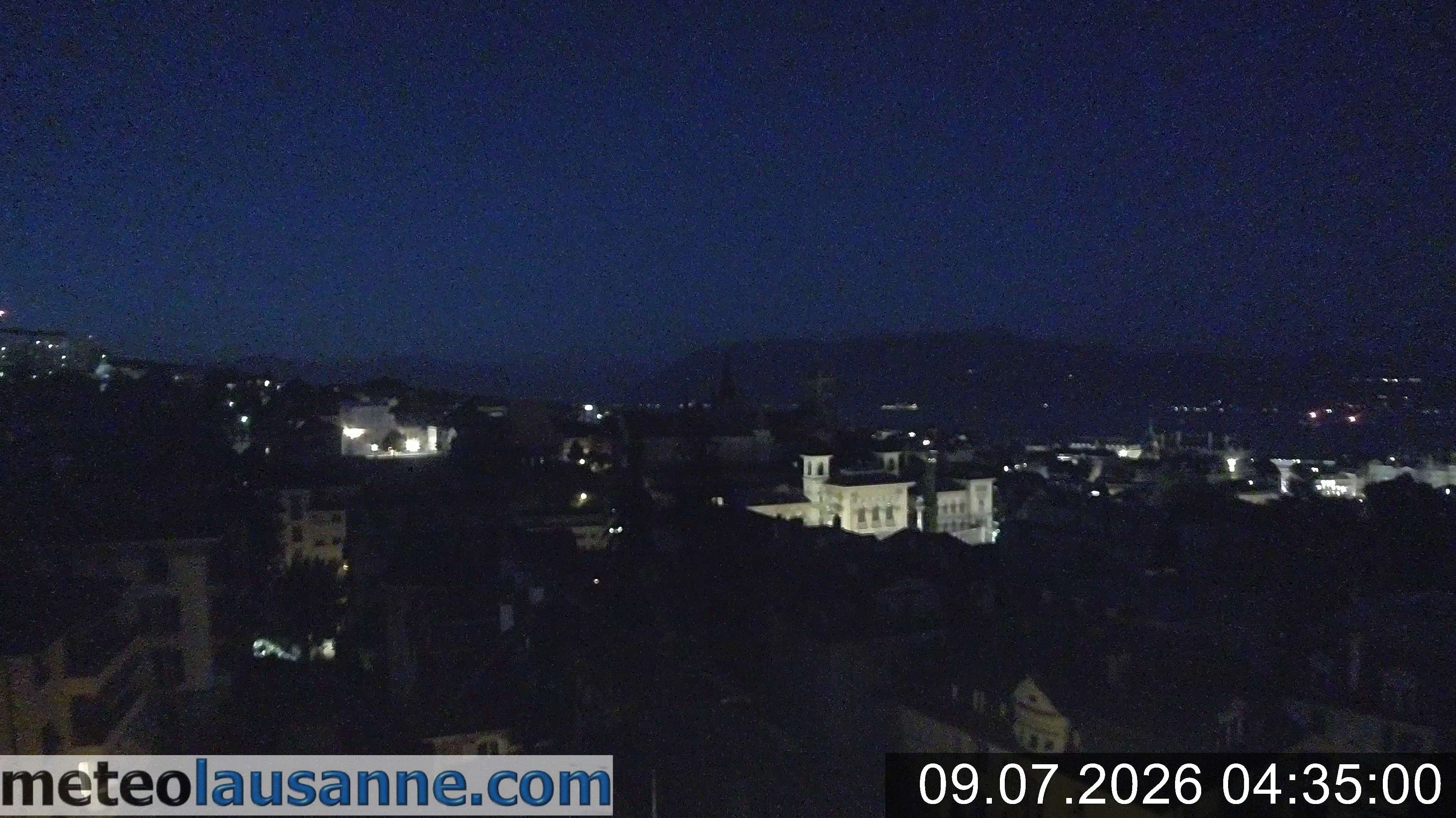 Archiv Foto Webcam Lausanne - Genfer See