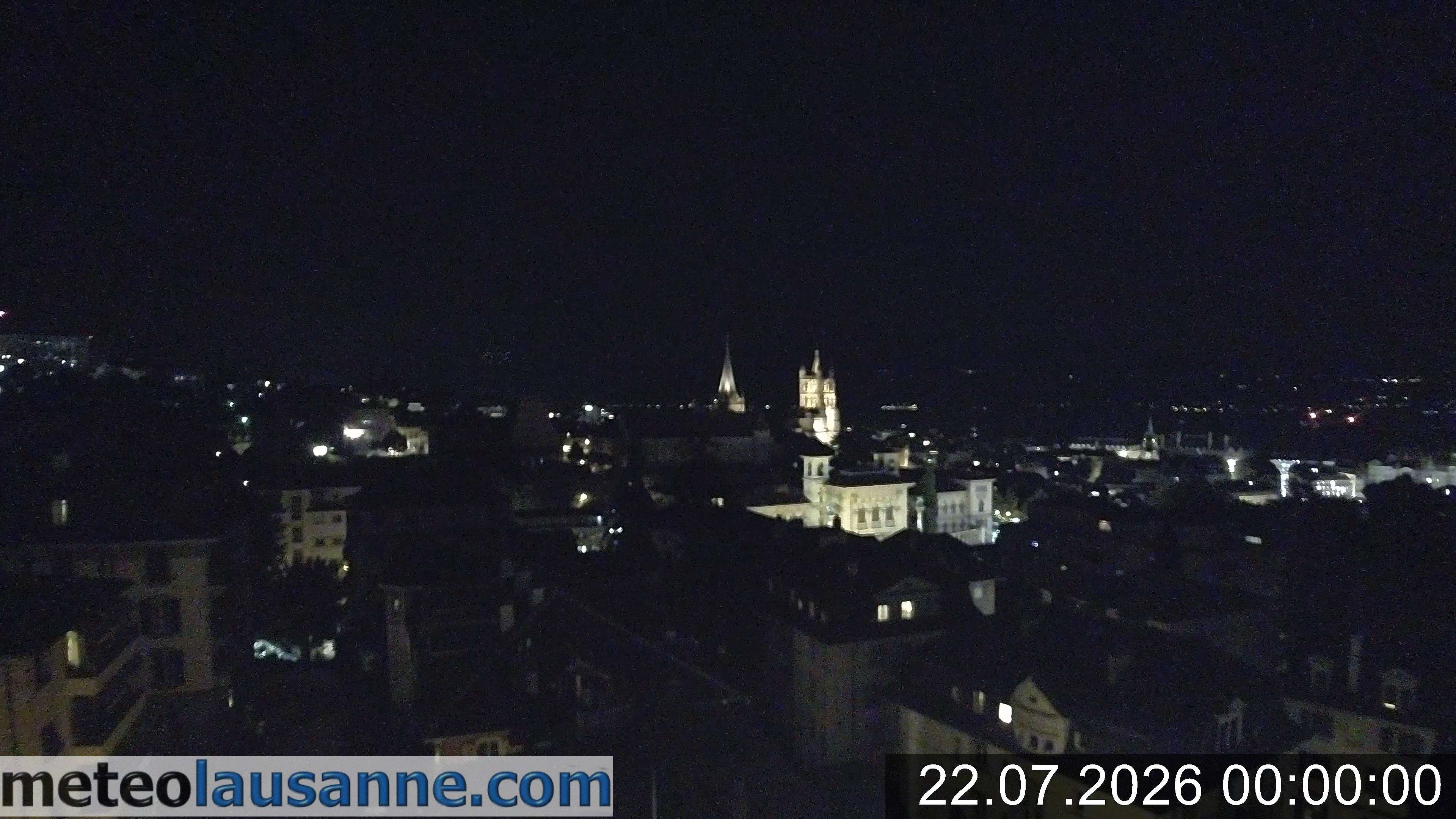 Archived image Webcam Lausanne - Lake Geneva