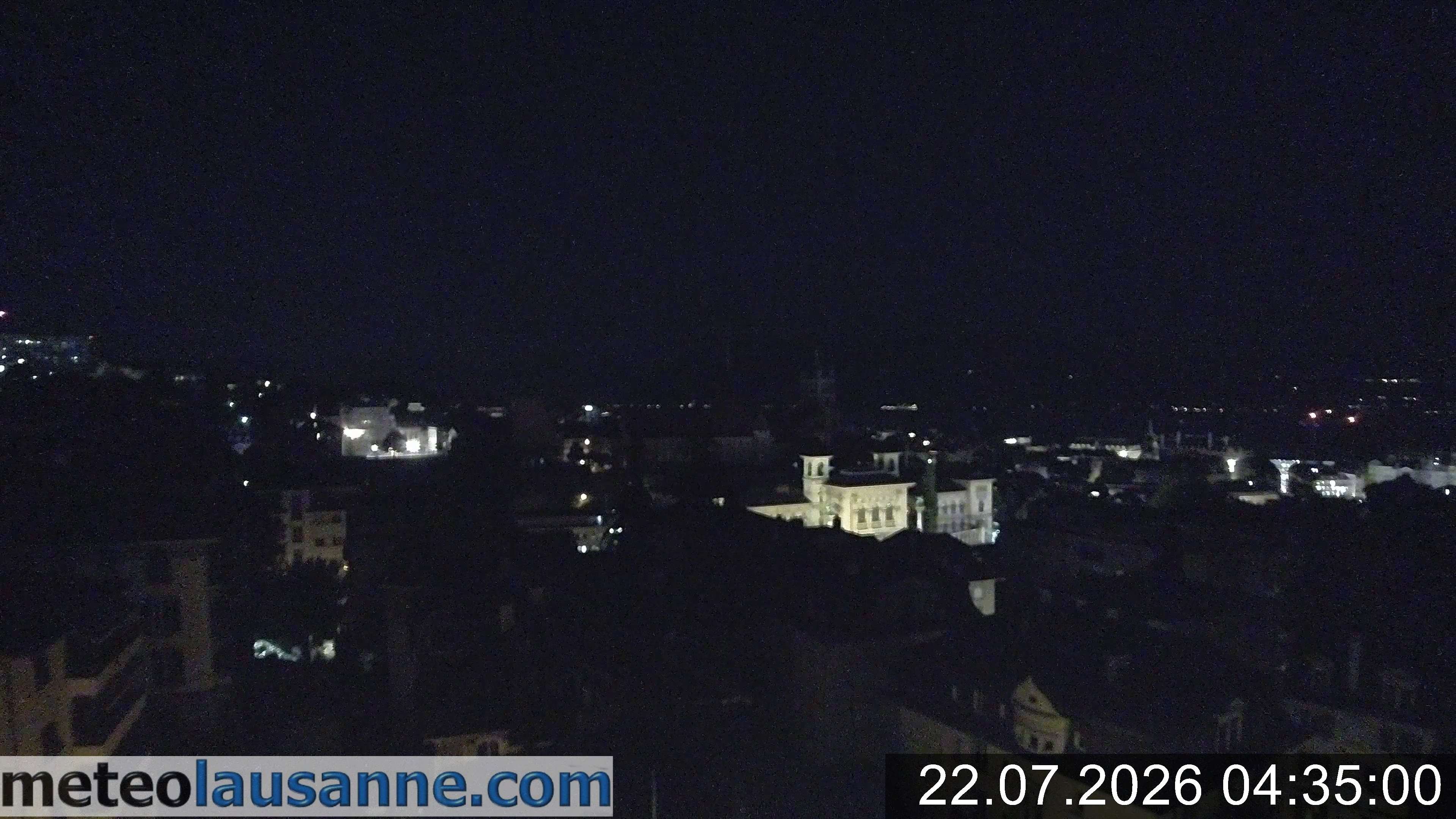Archived image Webcam Lausanne - Lake Geneva