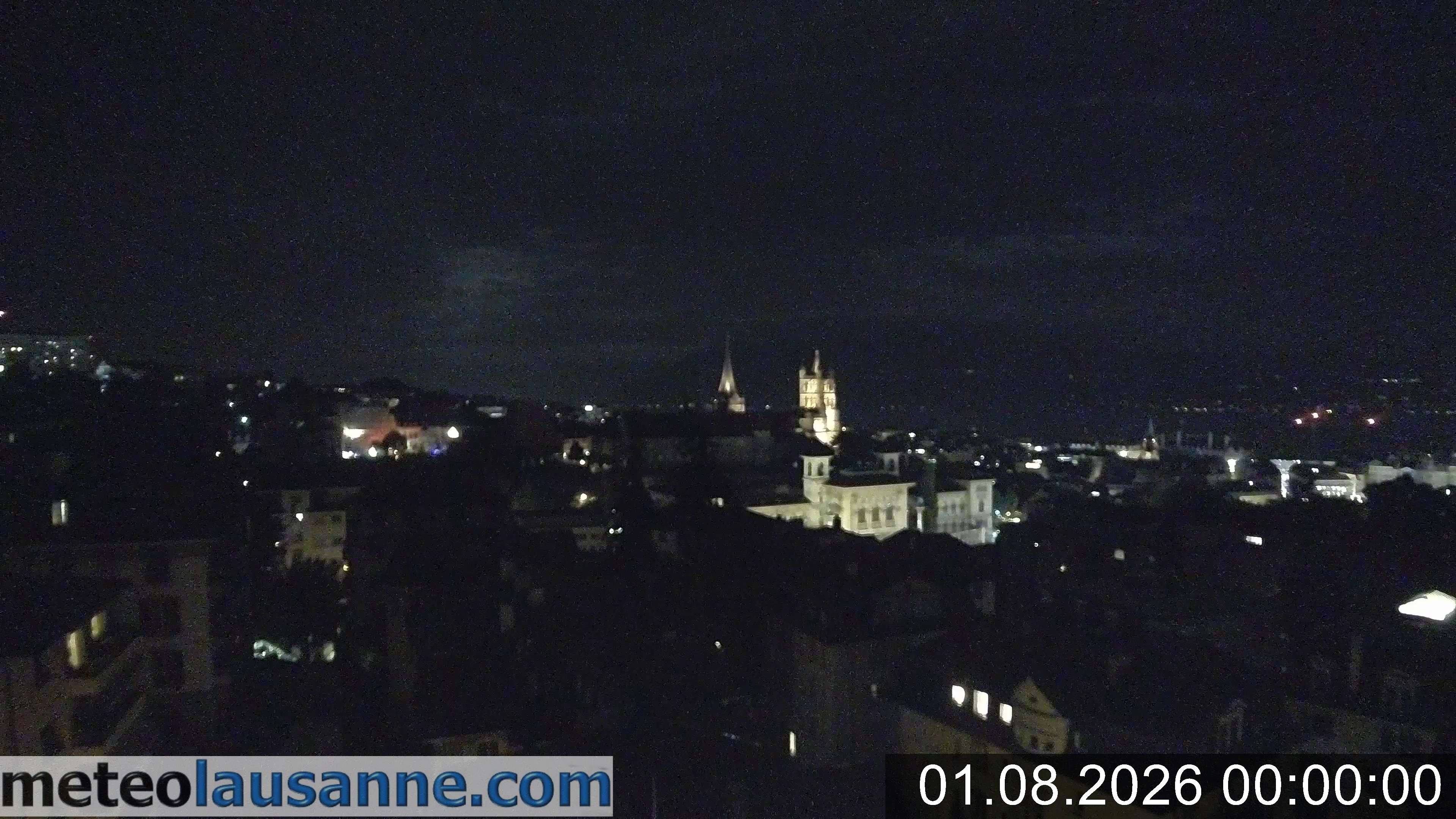 Archiv Foto Webcam Lausanne - Genfer See