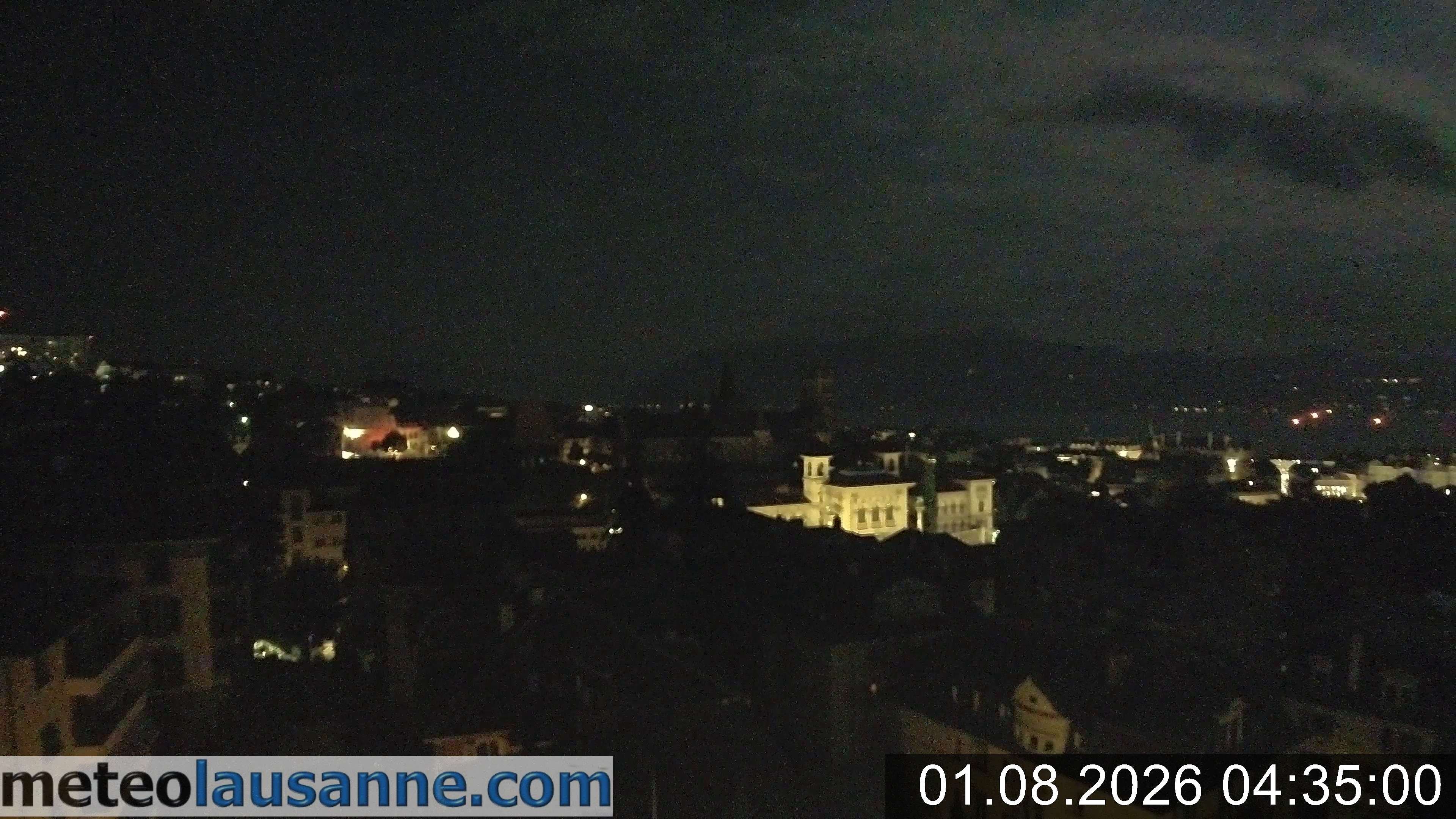 Archiv Foto Webcam Lausanne - Genfer See