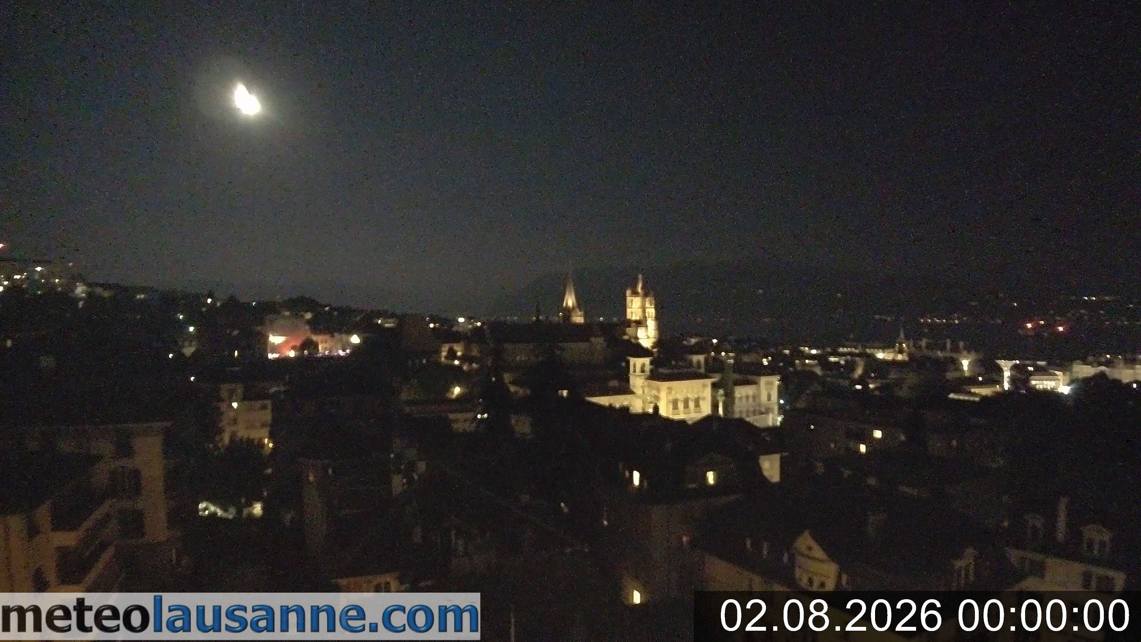 Archiv Foto Webcam Lausanne - Genfer See