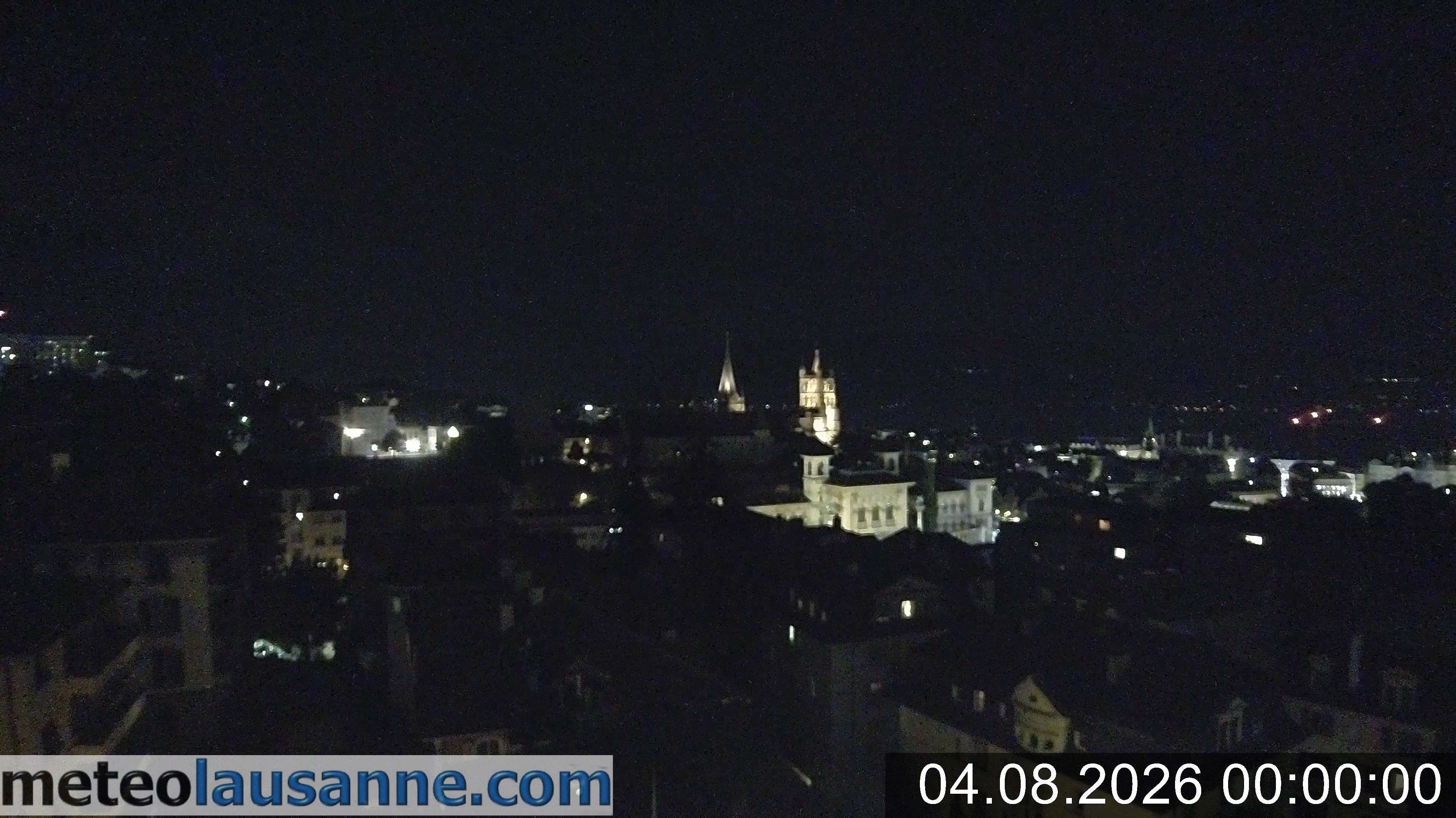 Archiv Foto Webcam Lausanne - Genfer See