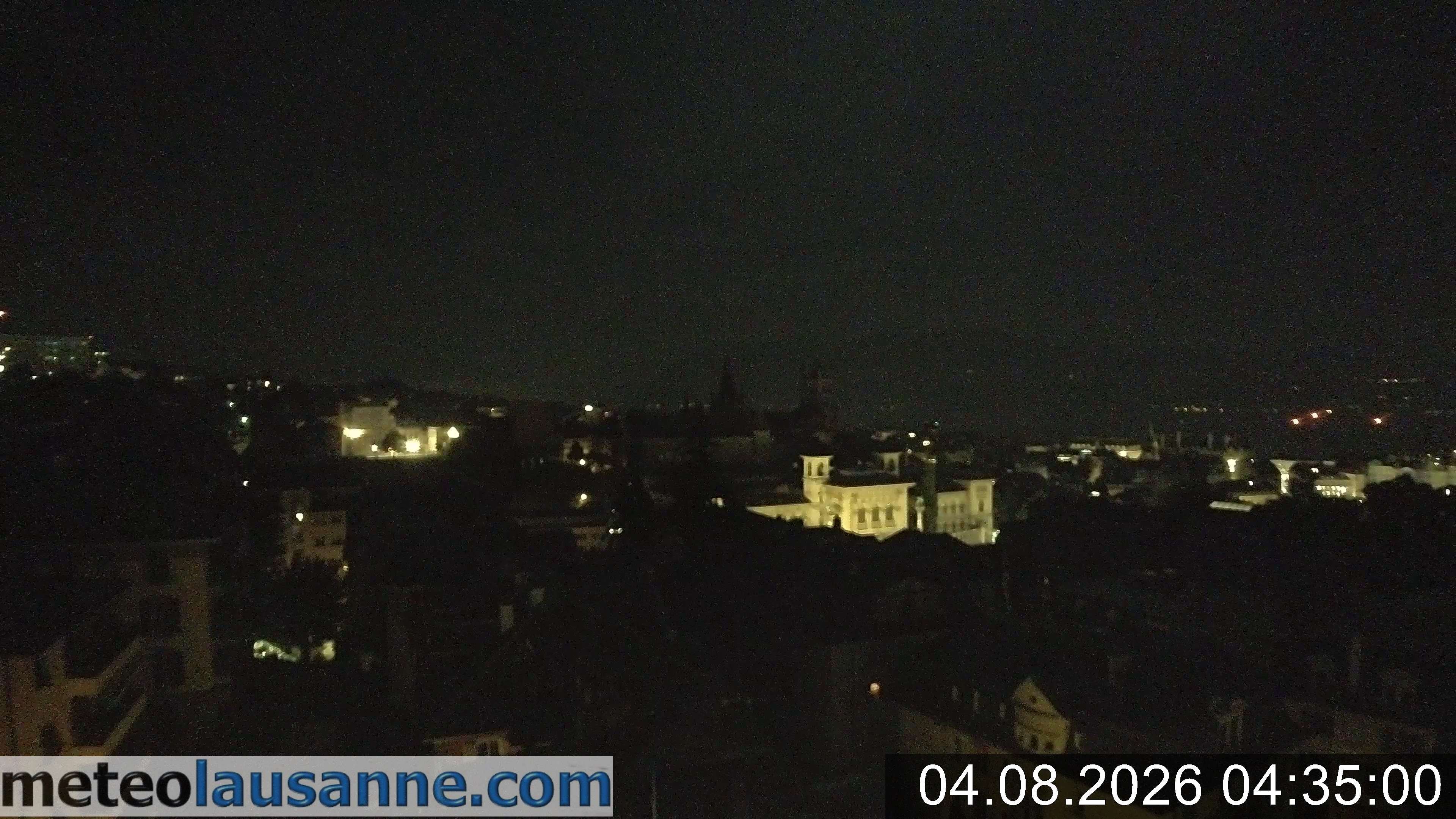 Archiv Foto Webcam Lausanne - Genfer See