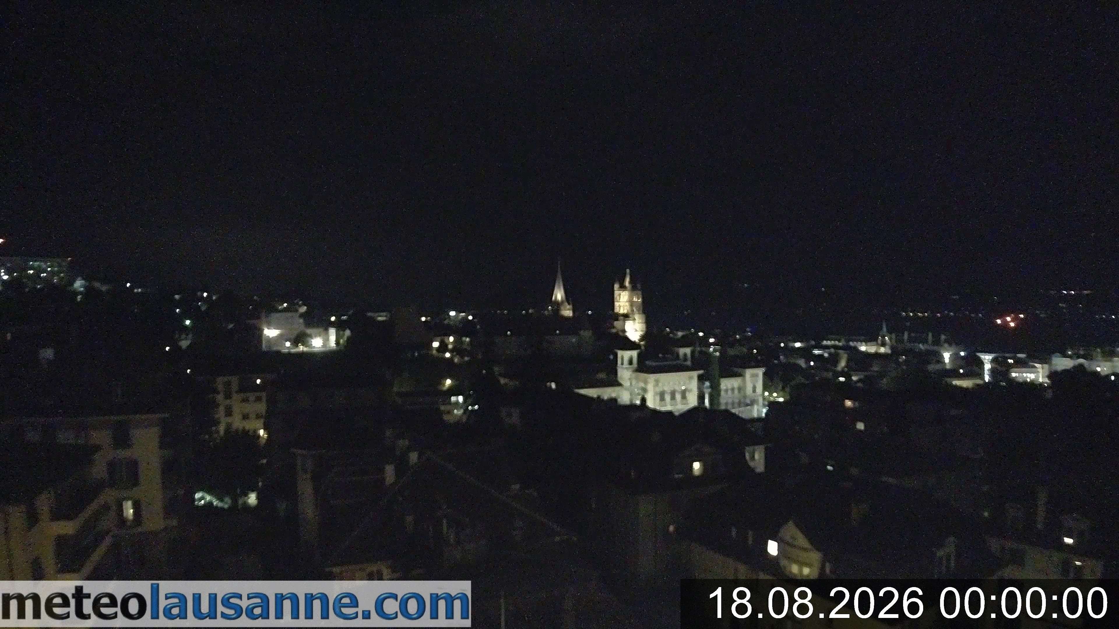 Archiv Foto Webcam Lausanne - Genfer See