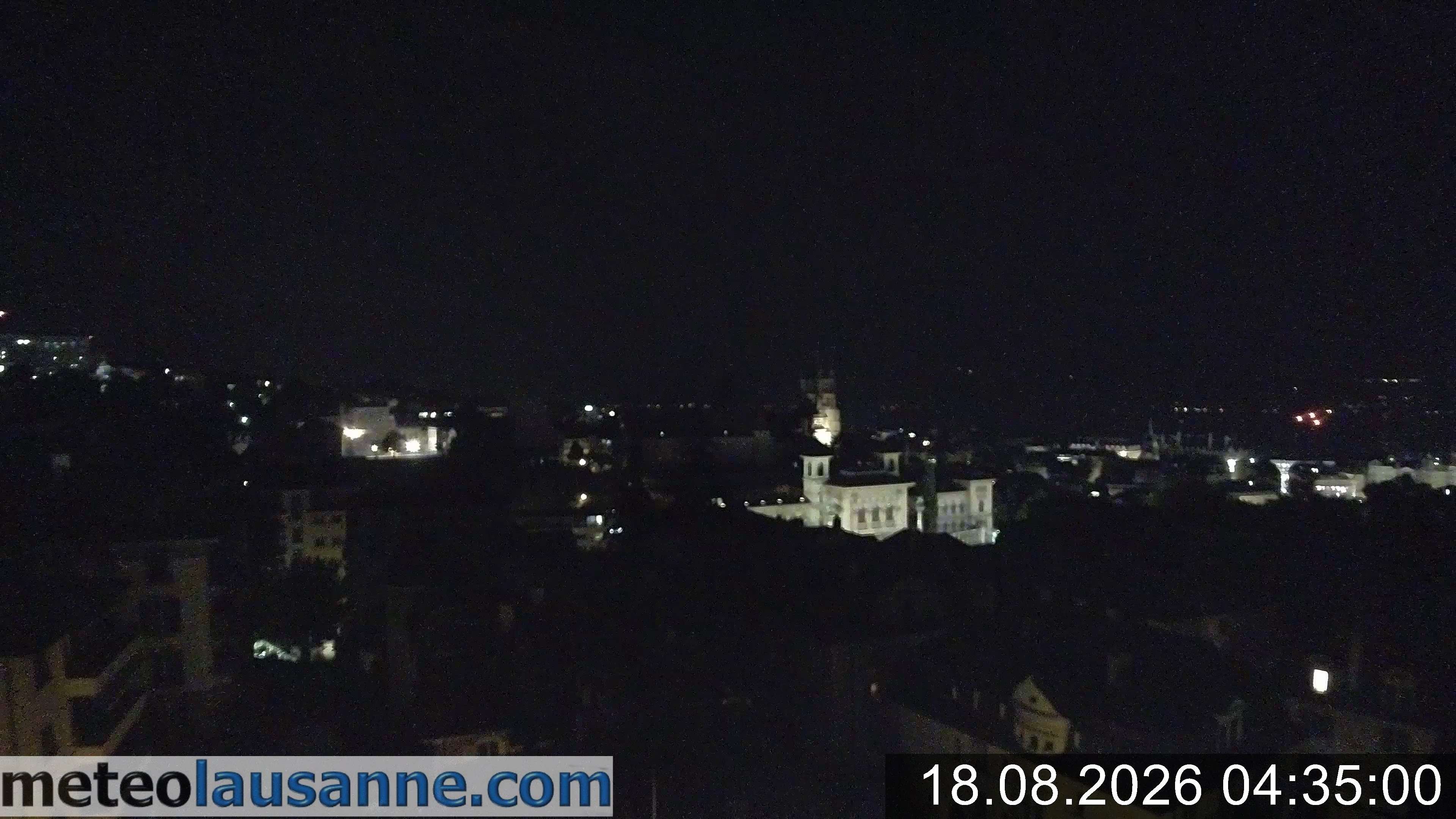 Archiv Foto Webcam Lausanne - Genfer See