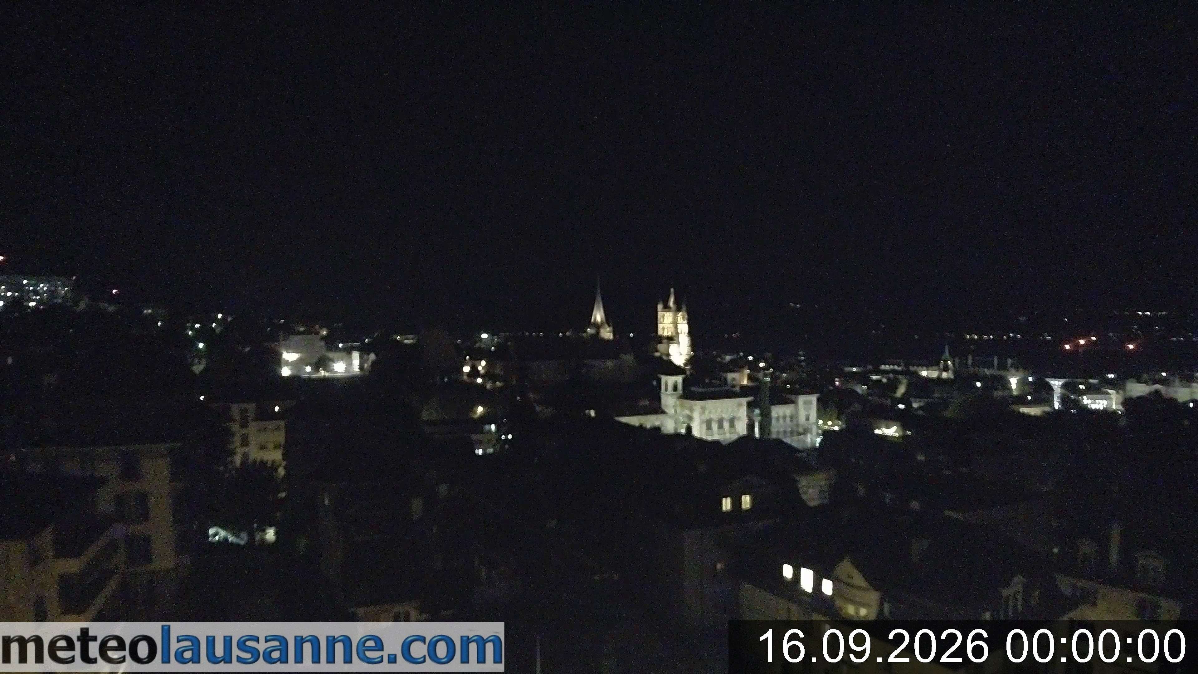 Archiv Foto Webcam Lausanne - Genfer See