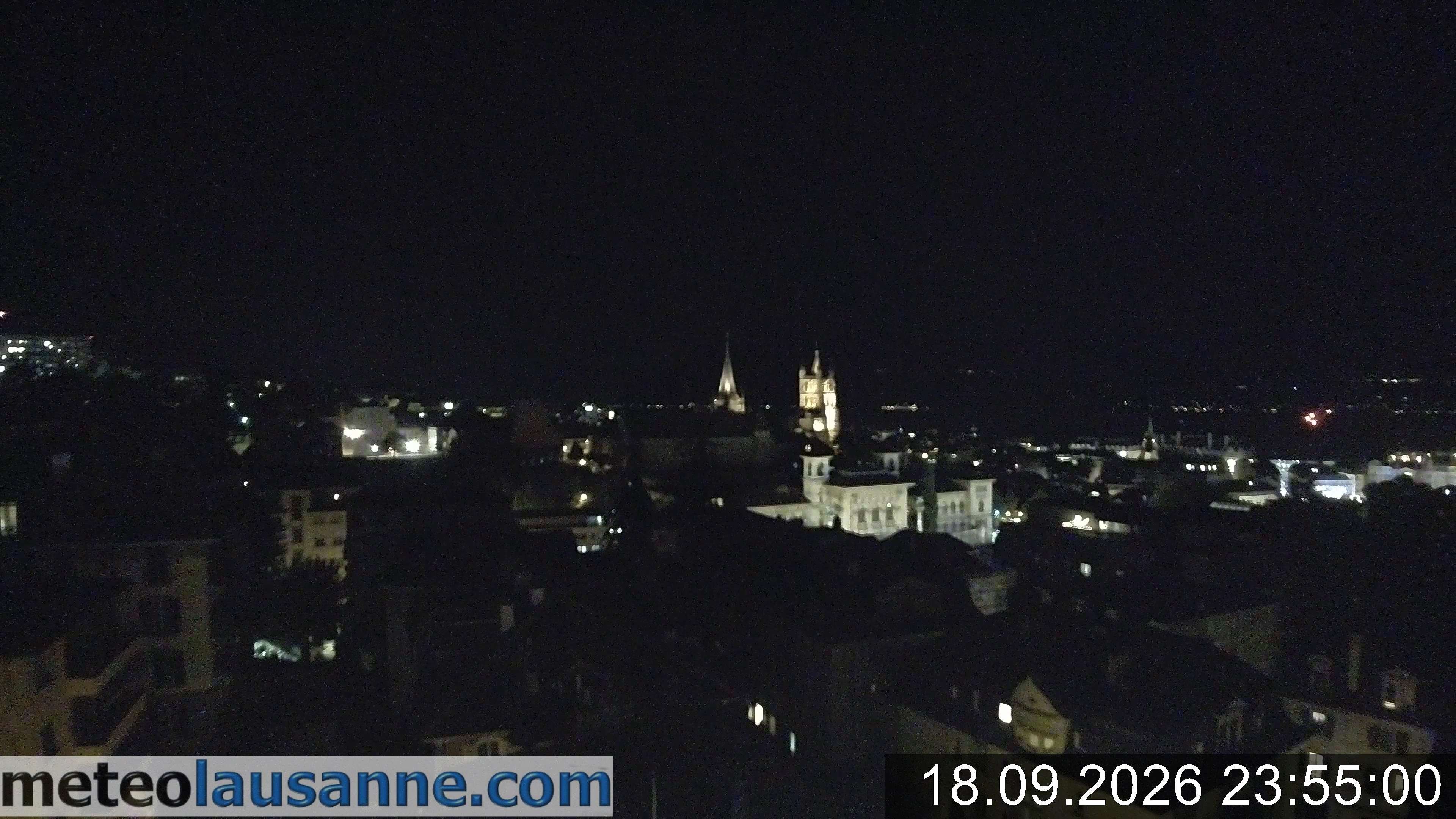 Archiv Foto Webcam Lausanne - Genfer See