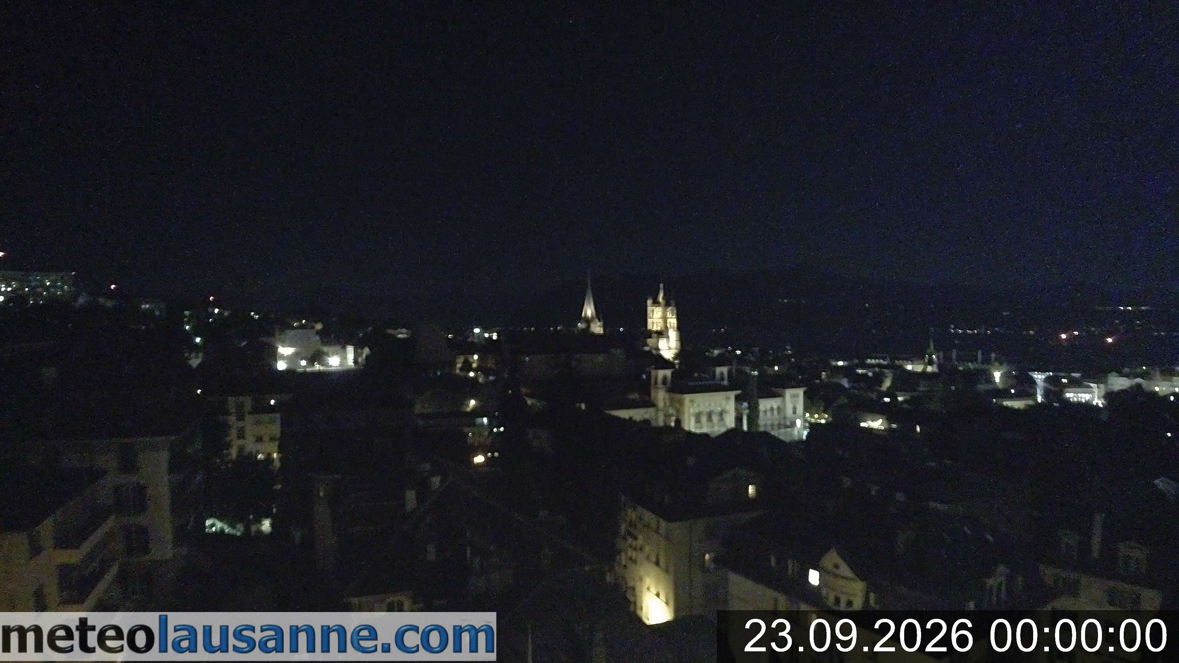 Archiv Foto Webcam Lausanne - Genfer See