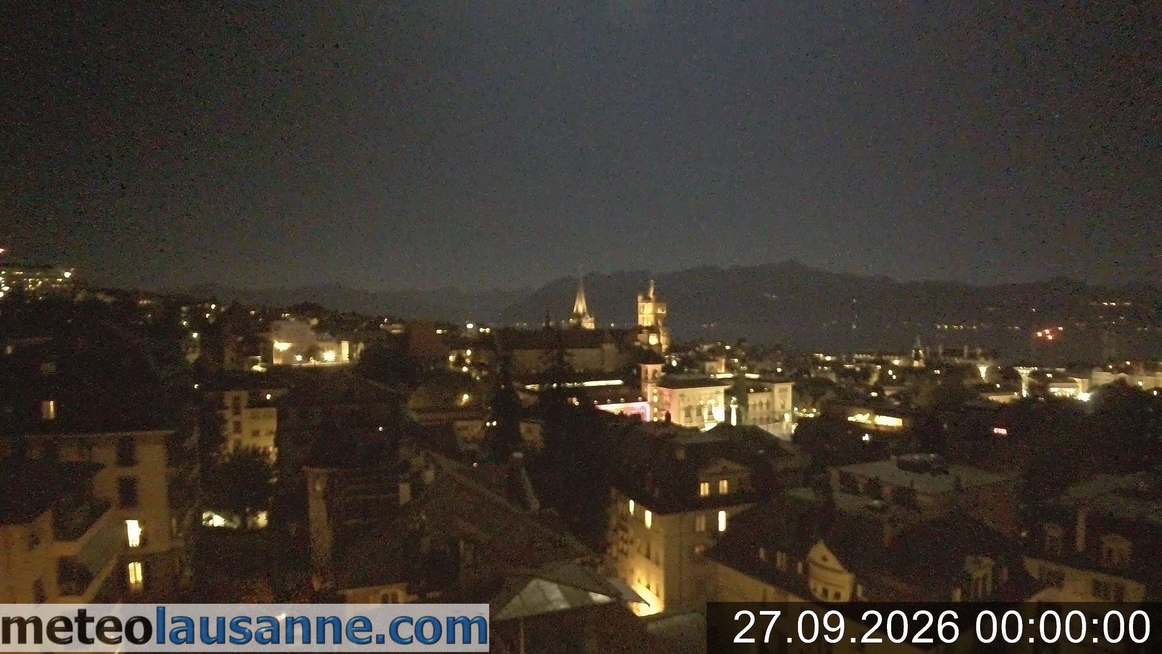 Archiv Foto Webcam Lausanne - Genfer See