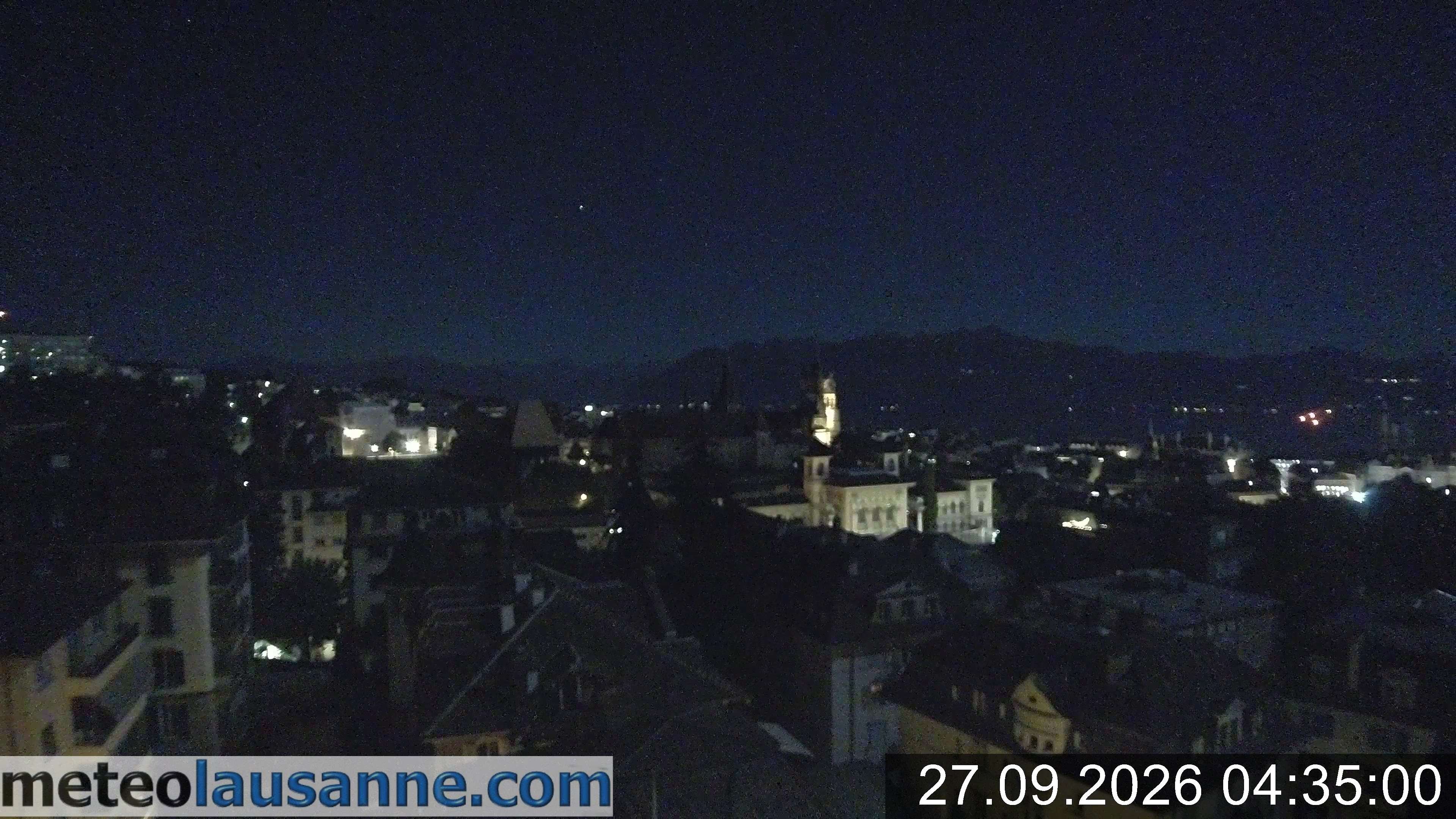 Archiv Foto Webcam Lausanne - Genfer See