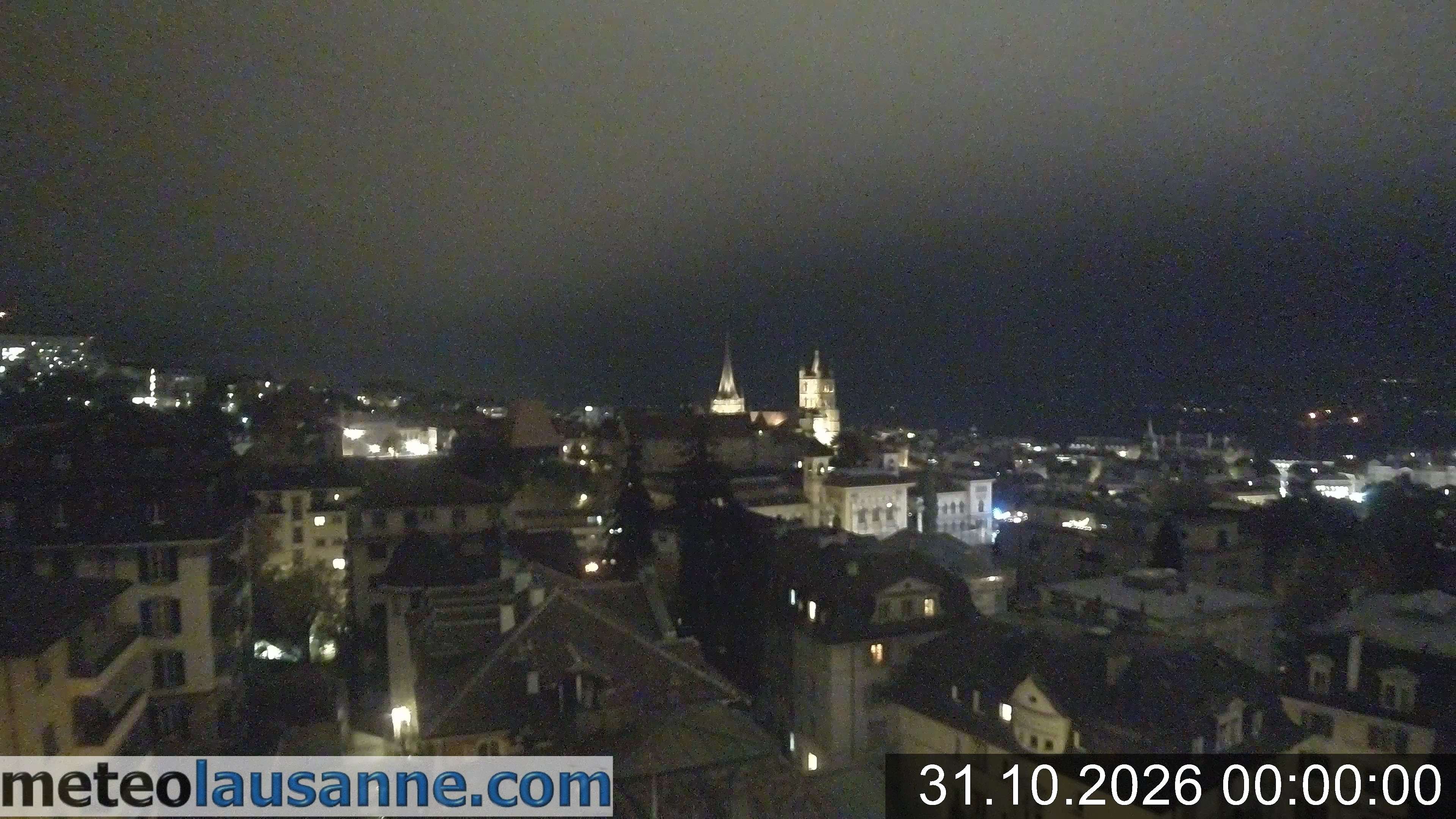 Archiv Foto Webcam Lausanne - Genfer See