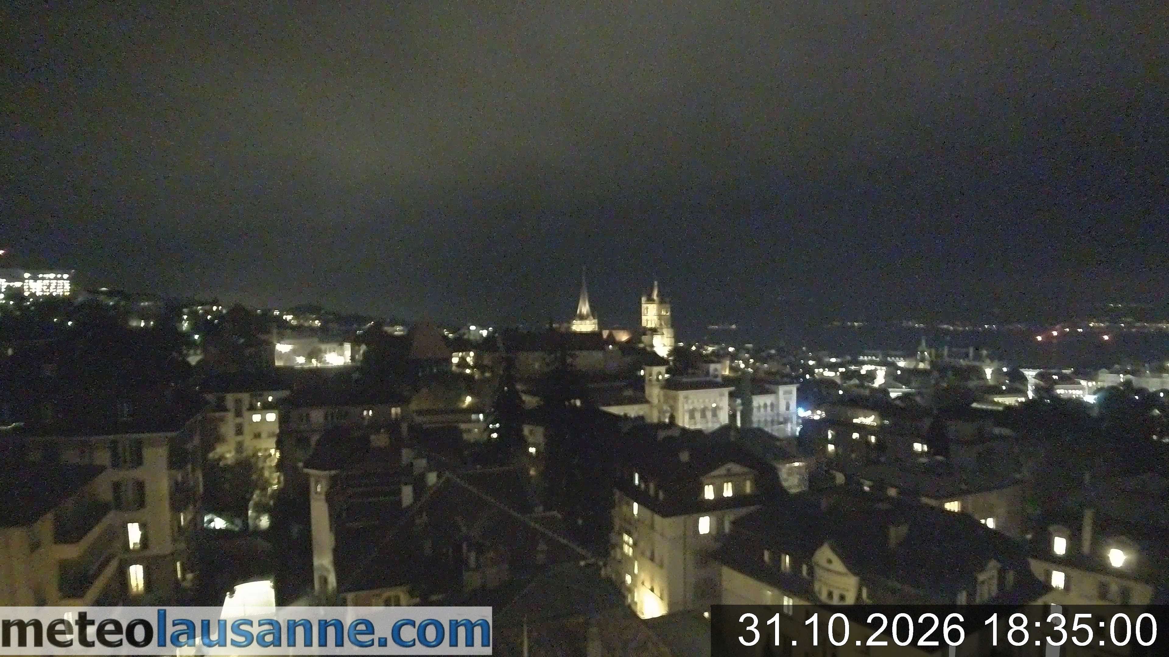 Archiv Foto Webcam Lausanne - Genfer See