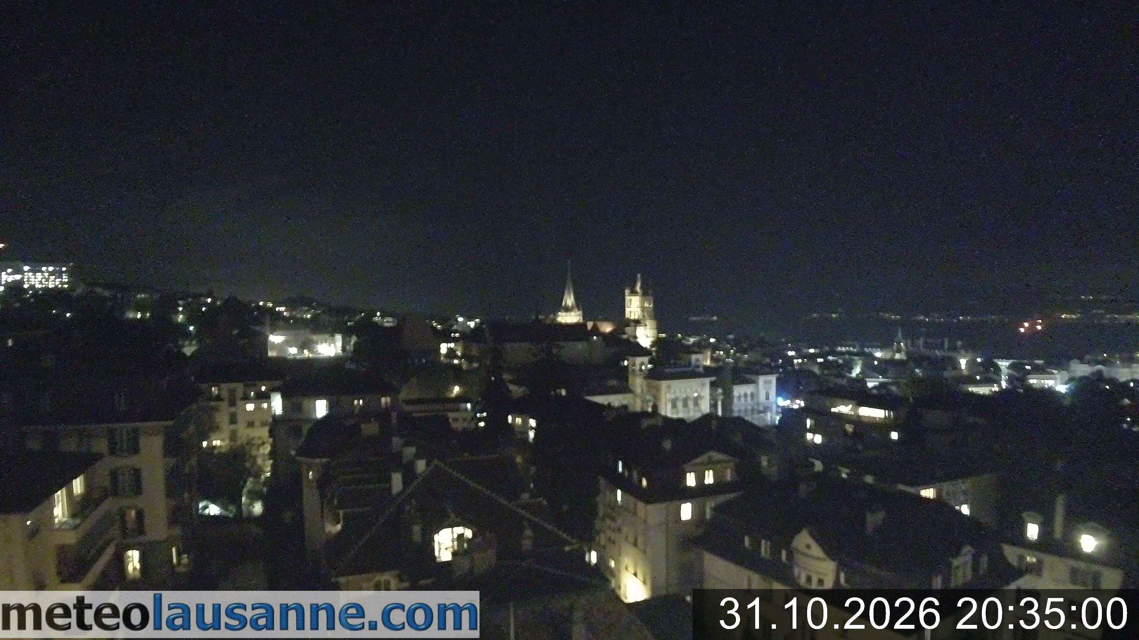 Archiv Foto Webcam Lausanne - Genfer See