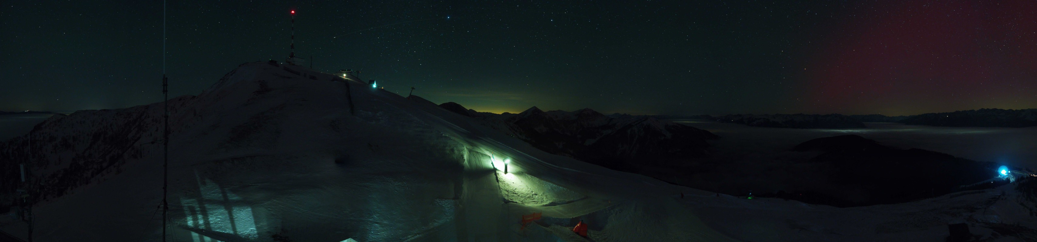 Archiv Foto Webcam Goldeck: Panoramablick Gipfel