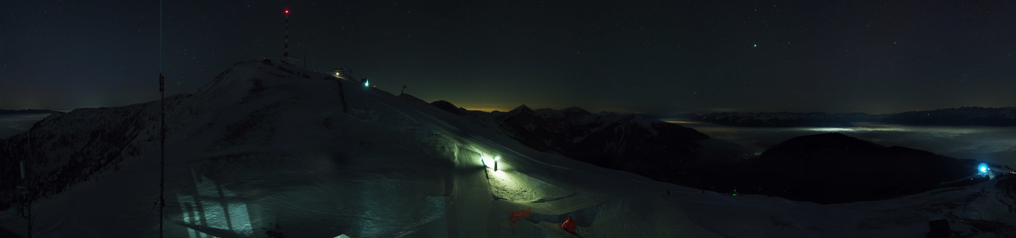 Archiv Foto Webcam Goldeck: Panoramablick Gipfel