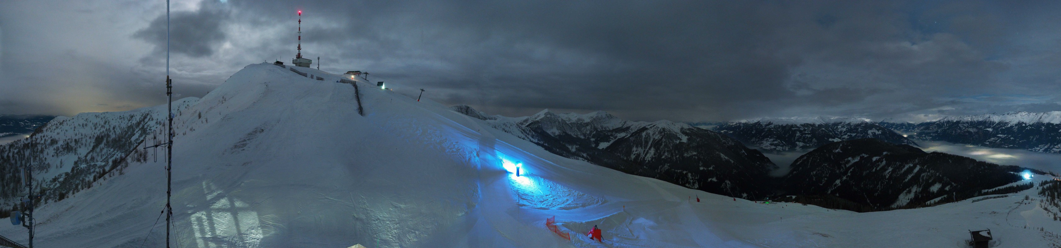 Archiv Foto Webcam Goldeck: Panoramablick Gipfel