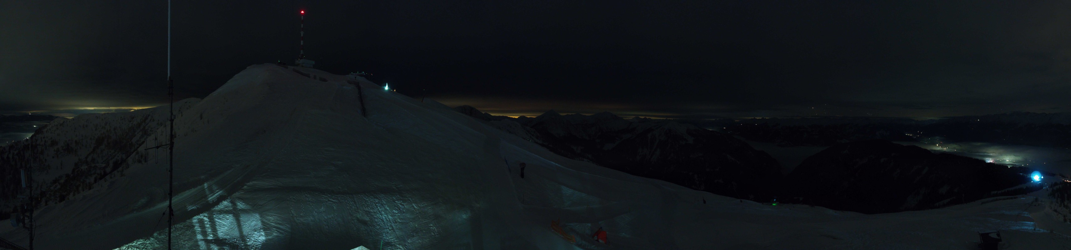 Archiv Foto Webcam Goldeck: Panoramablick Gipfel