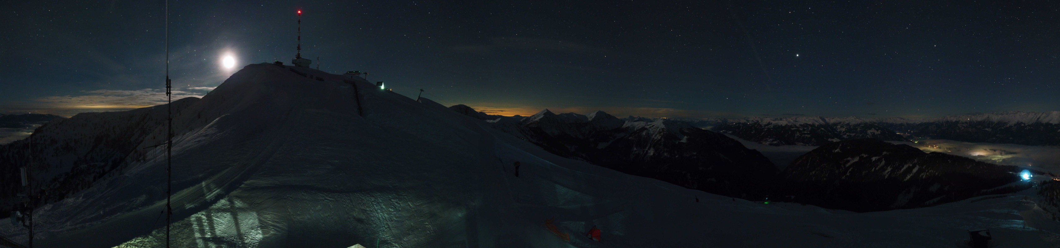 Archiv Foto Webcam Goldeck: Panoramablick Gipfel