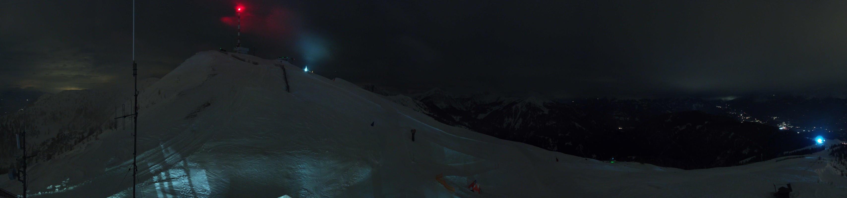 Archiv Foto Webcam Goldeck: Panoramablick Gipfel