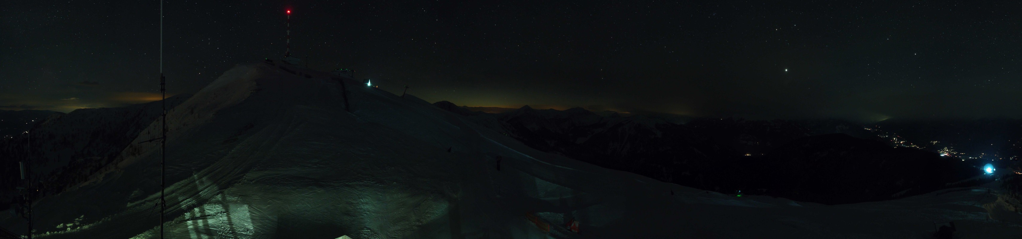 Archiv Foto Webcam Goldeck: Panoramablick Gipfel