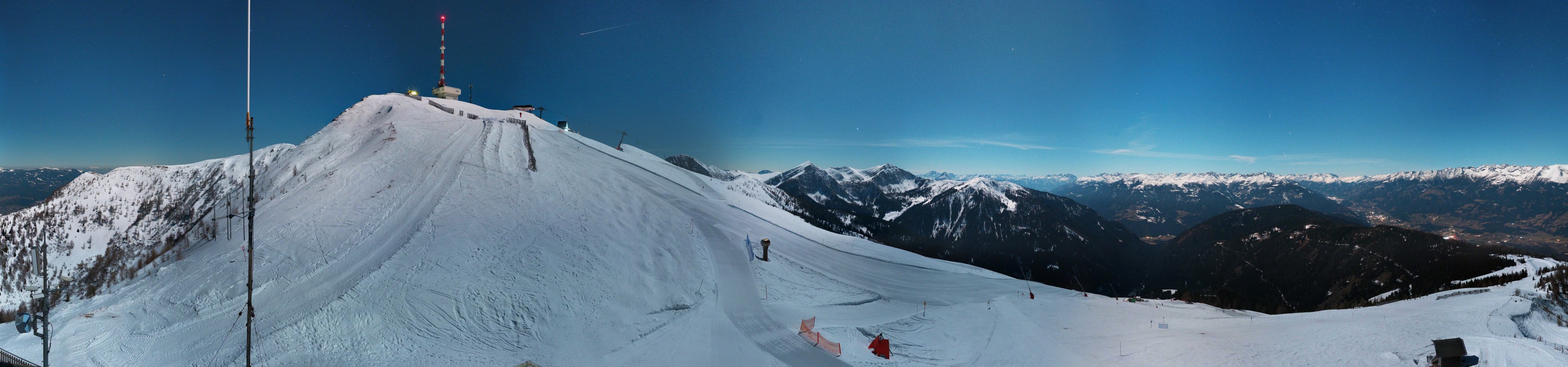 Archiv Foto Webcam Goldeck: Panoramablick Gipfel