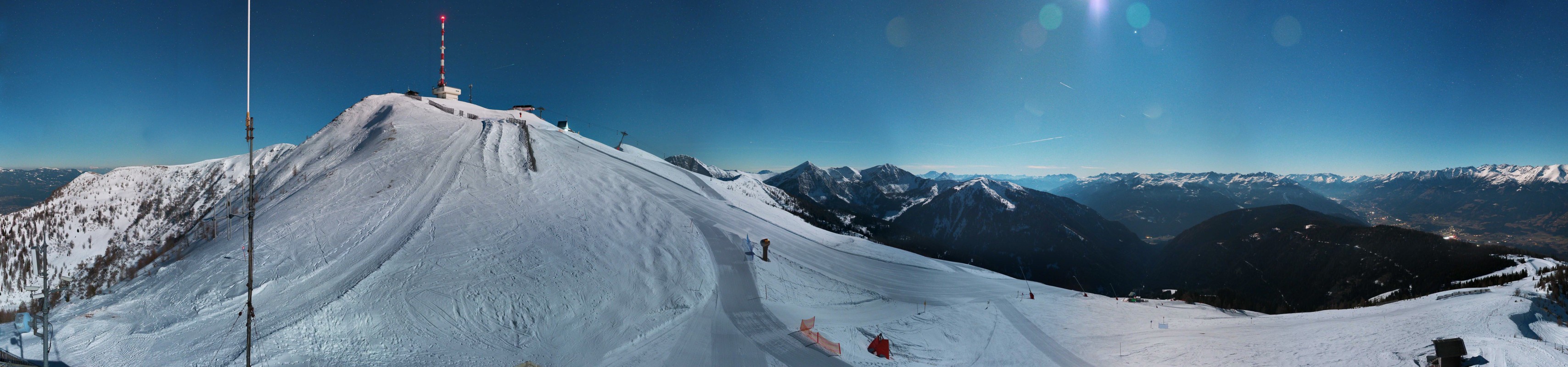 Archiv Foto Webcam Goldeck: Panoramablick Gipfel