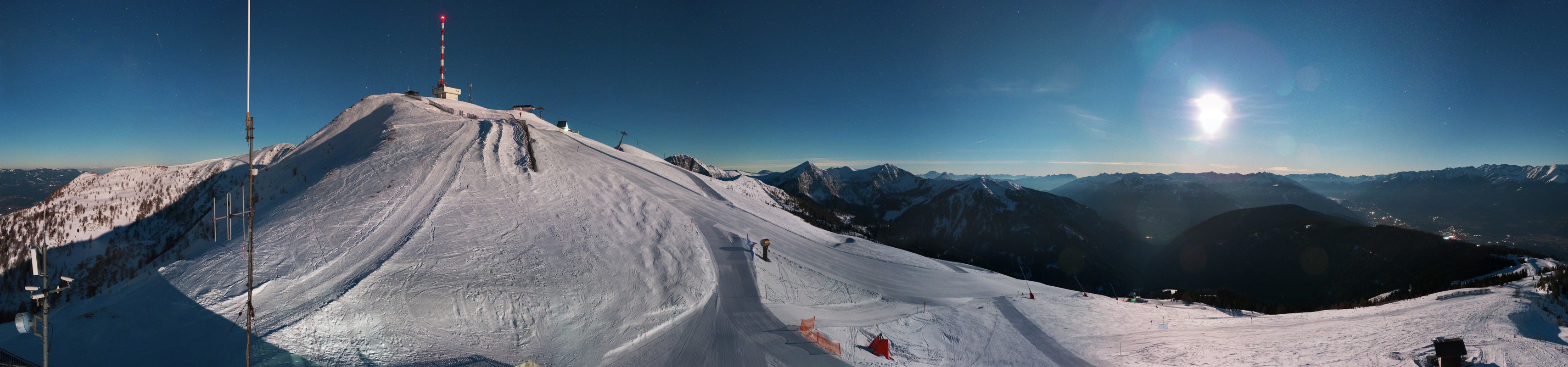 Archiv Foto Webcam Goldeck: Panoramablick Gipfel