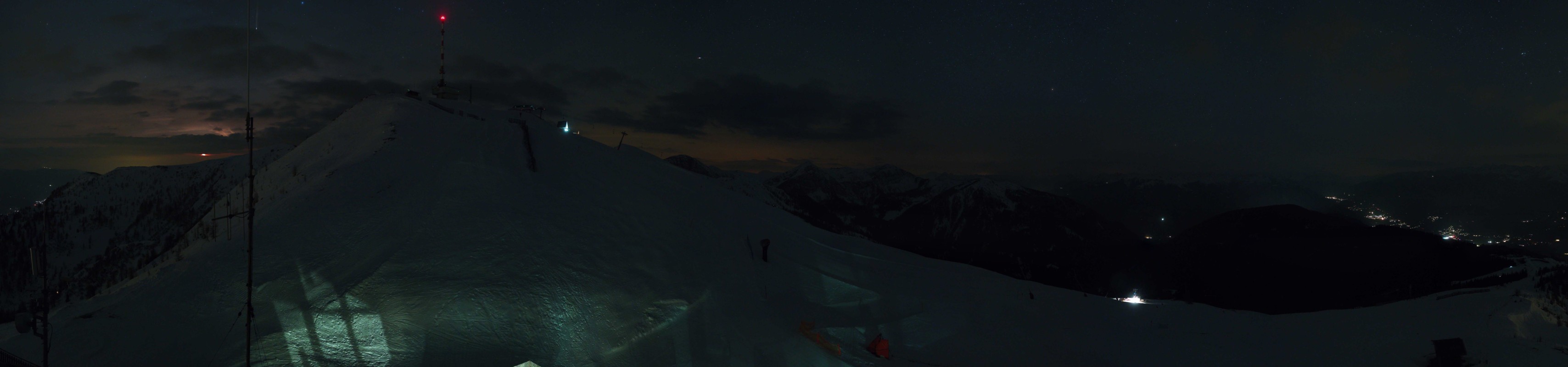 Archiv Foto Webcam Goldeck: Panoramablick Gipfel